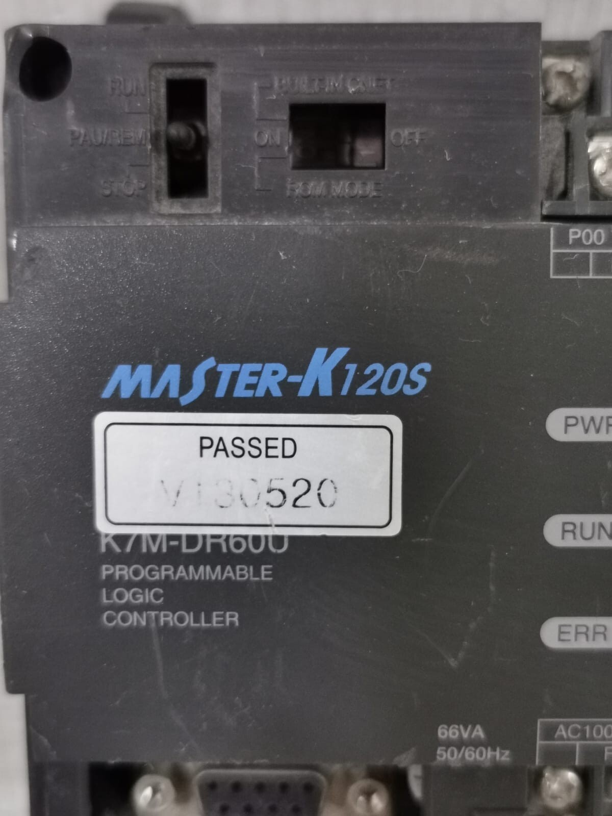 LS K7M-DR60U(N) LS MASTER-K120S / K7M-DR60U(N) V3.1 1102 LOGIC CONTROLLER 2