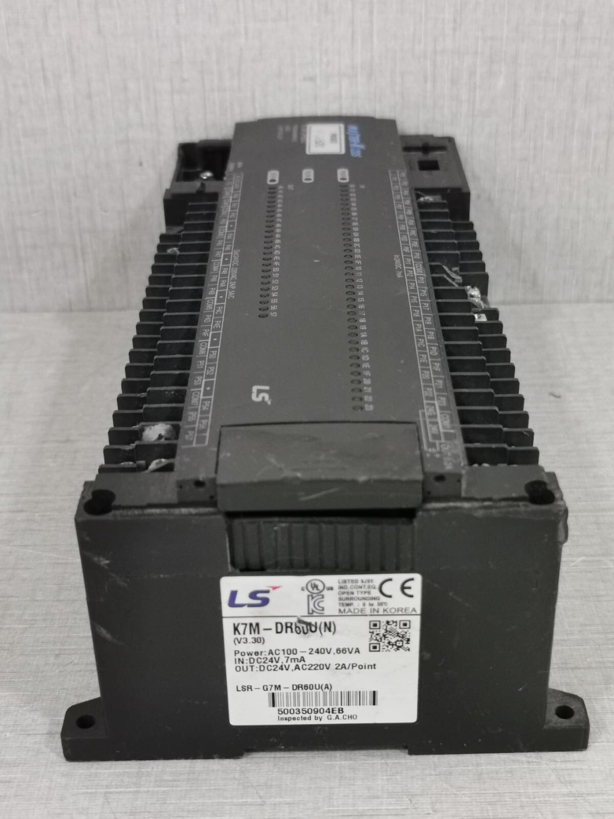 LS K7M-DR60U(N) LS MASTER-K120S / K7M-DR60U(N) V3.1 1102 LOGIC CONTROLLER 5