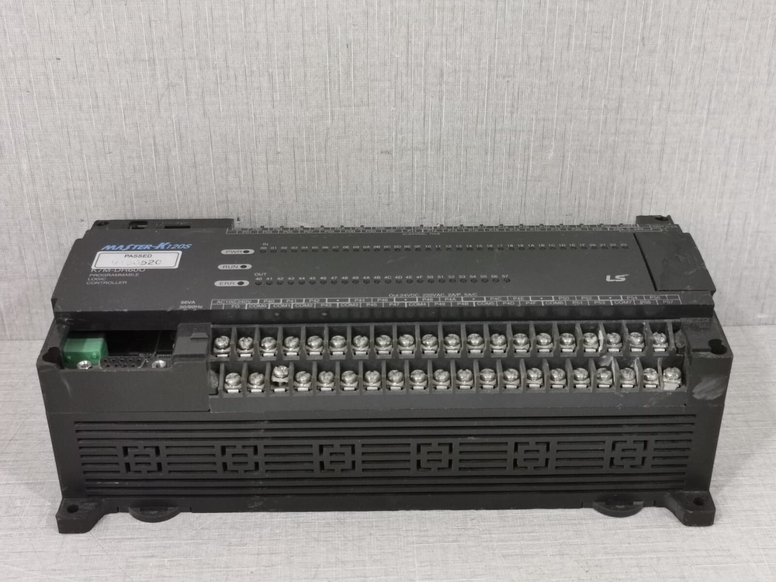 LS K7M-DR60U(N) LS MASTER-K120S / K7M-DR60U(N) V3.1 1102 LOGIC CONTROLLER 8