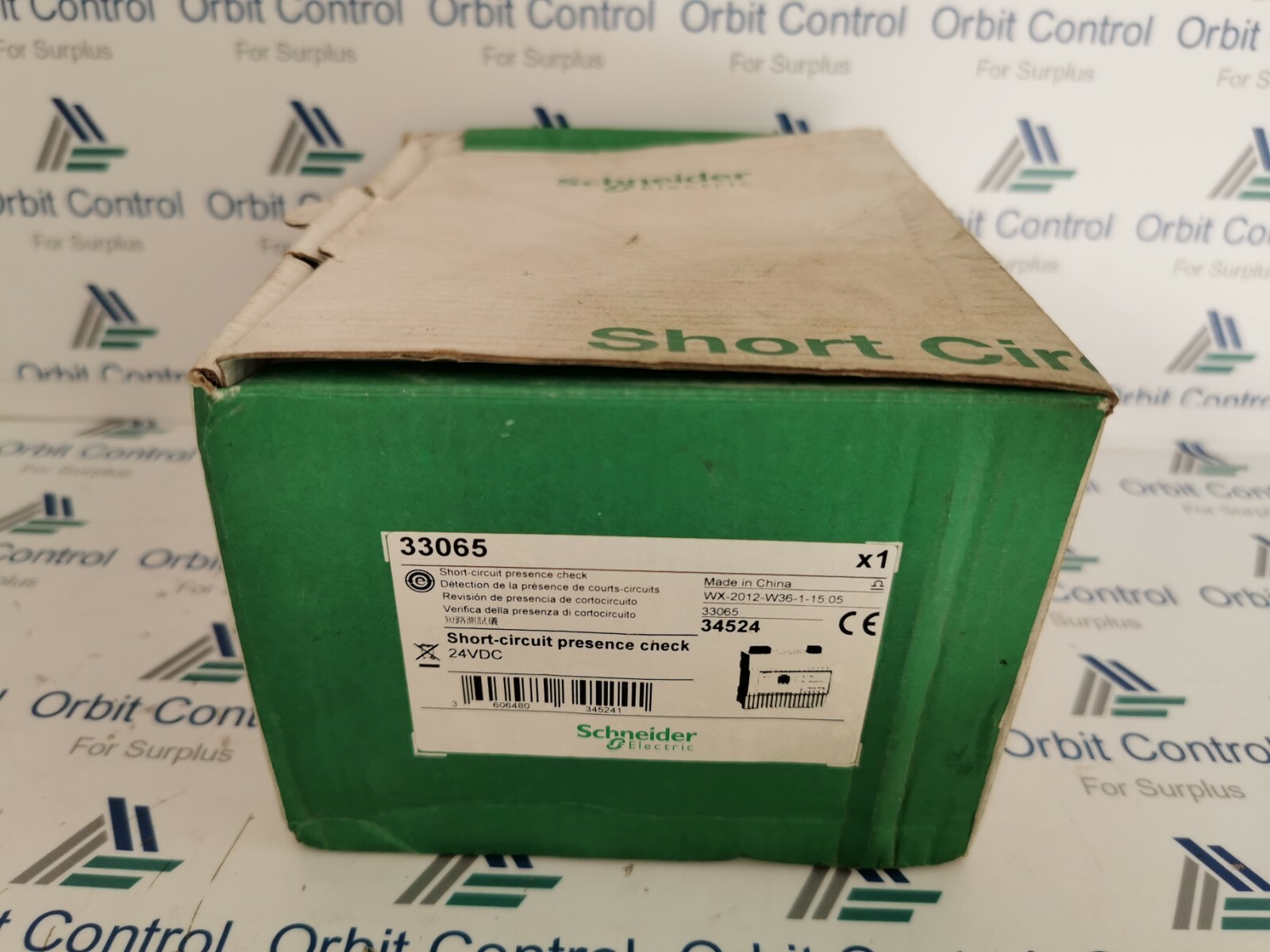 Schneider Electric 33065 Schneider Electric 33065 short-circuit presence check 24vdc 8