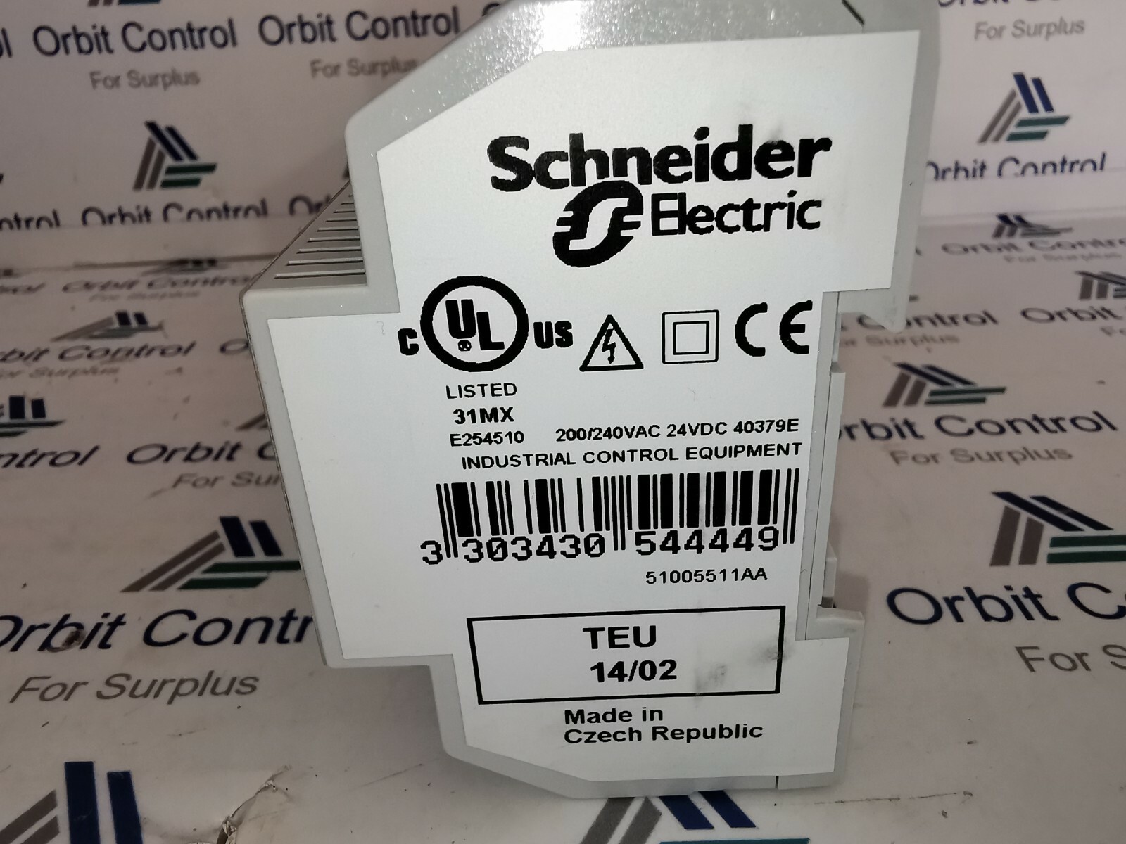 Schneider Electric INPUT-200 Schneider Electric 54444 power supply module,Input 200/240 1.9A /Output 24VDC 1A 4