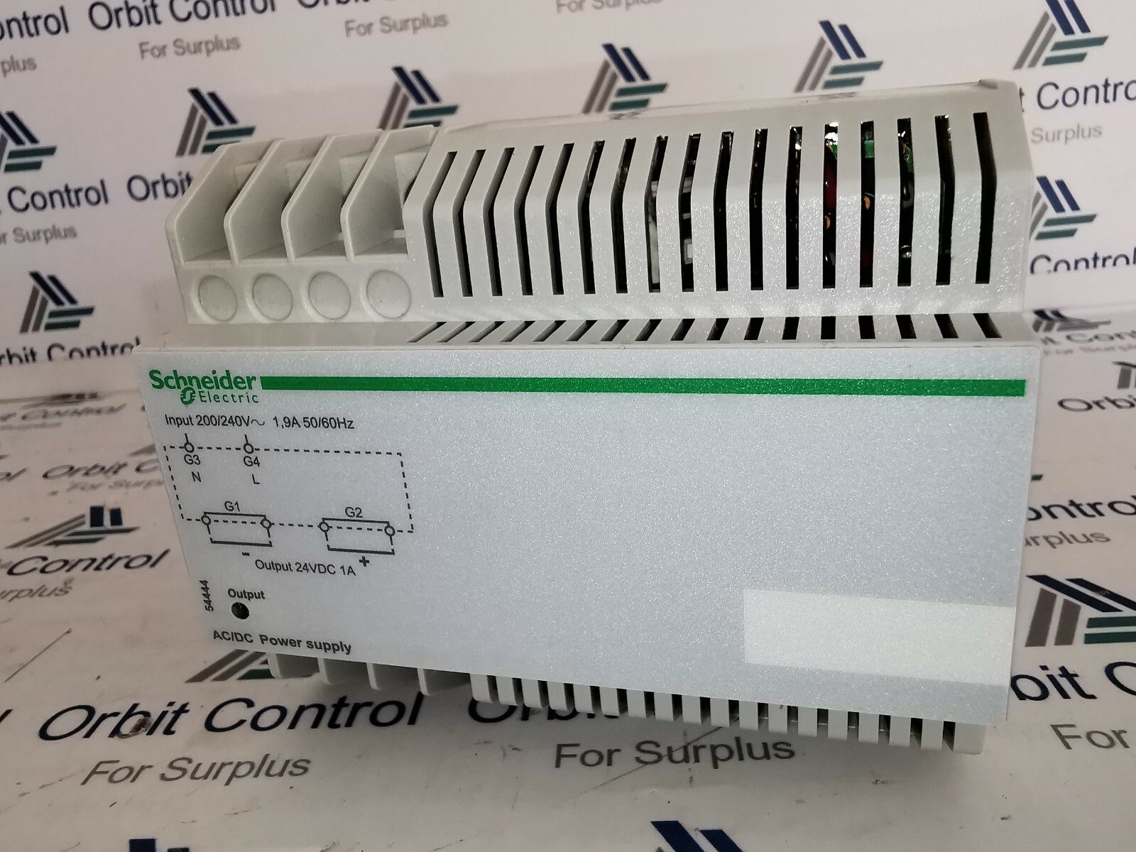 Schneider Electric INPUT-200 Schneider Electric 54444 power supply module,Input 200/240 1.9A /Output 24VDC 1A 5