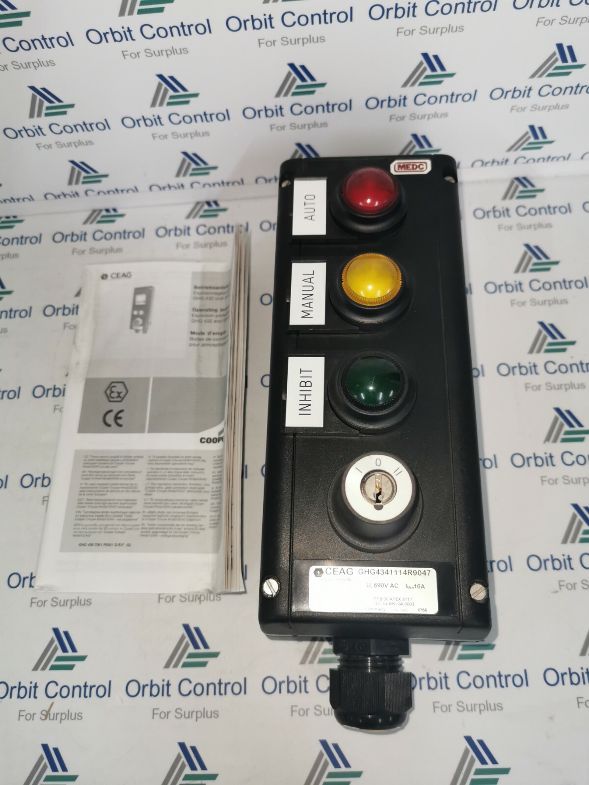 CEAG PTB-00 CEAG GHG4341114R9047 690V AC 16A PTB 00 ATEX 3117 5