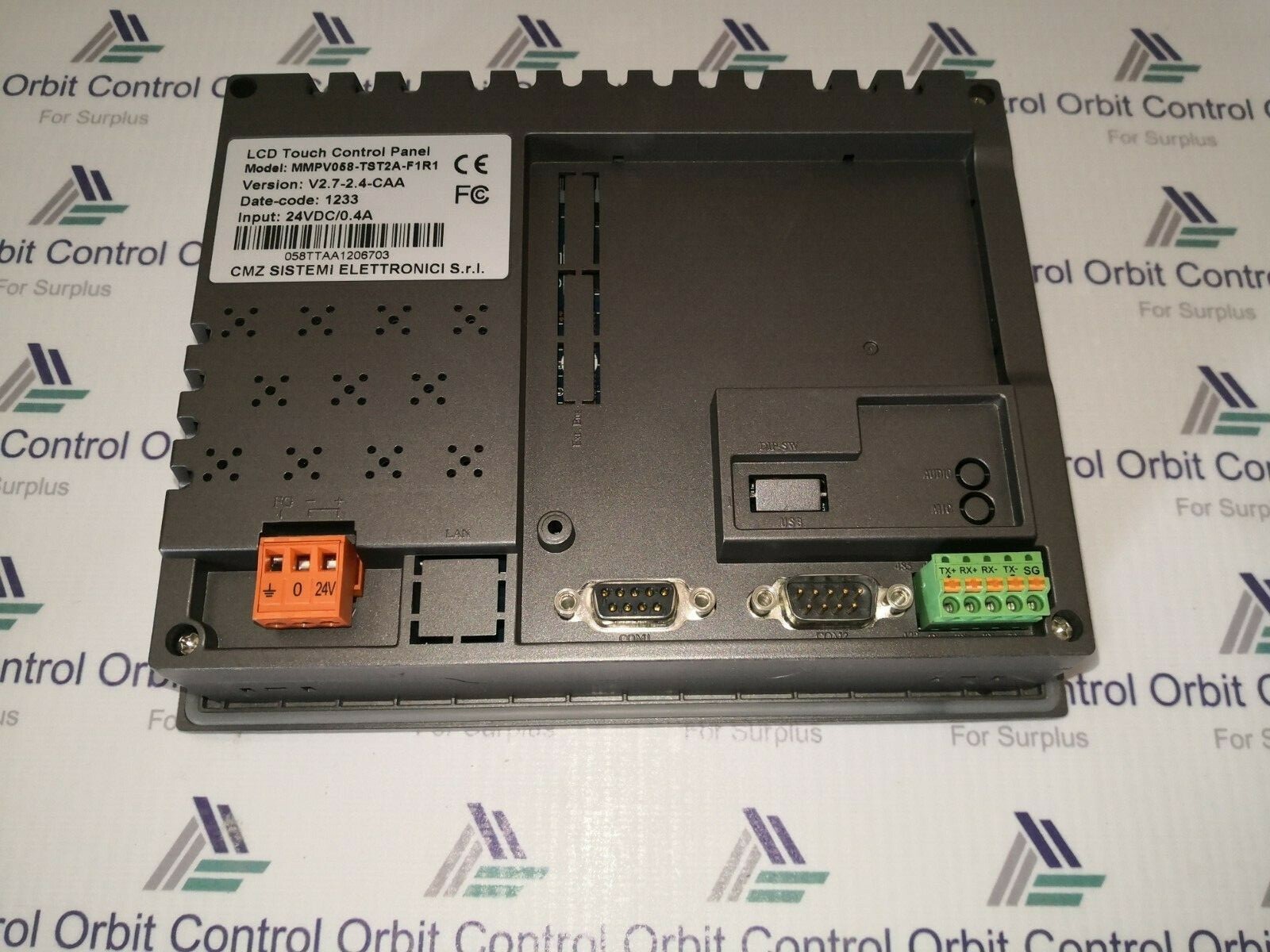 CMZ MMPV058-TST2A-F1R1 CMZ MMPV058-TST2A-F1R1, Ver. V2.7-2.4-CAA LCD Touch Control Panel 8