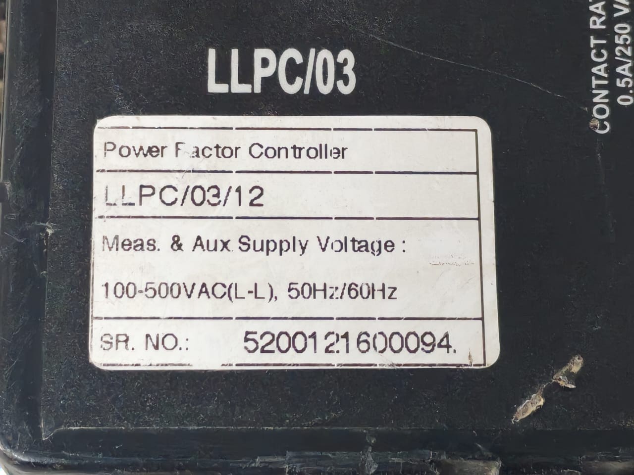 Dorman Smith LLPC/03/12 Dorman Smith LLPC/03/12 AUTOMATIC POWER FACTOR CONTROLLER 4