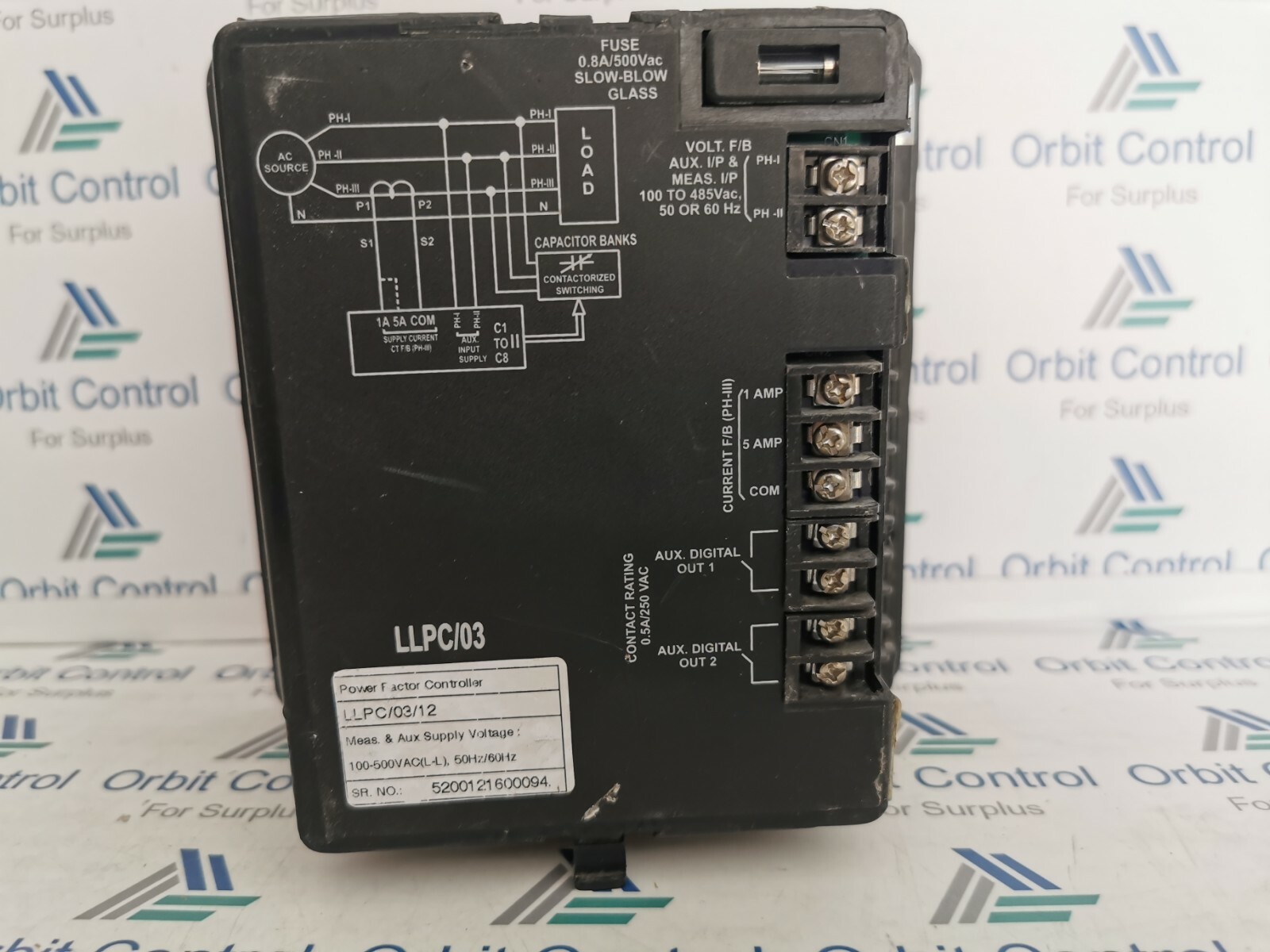 Dorman Smith LLPC/03/12 Dorman Smith LLPC/03/12 AUTOMATIC POWER FACTOR CONTROLLER 6