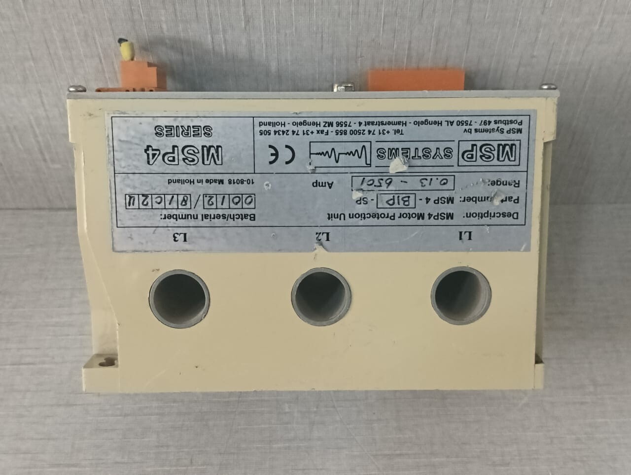 MSP System MSP -BIP-SP MSP System Motor Protection Unit MSP4 Series / MSP -BIP-SP 5