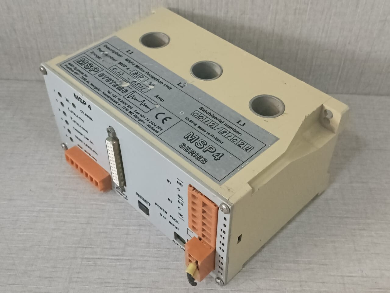 MSP System MSP -BIP-SP MSP System Motor Protection Unit MSP4 Series / MSP -BIP-SP 10