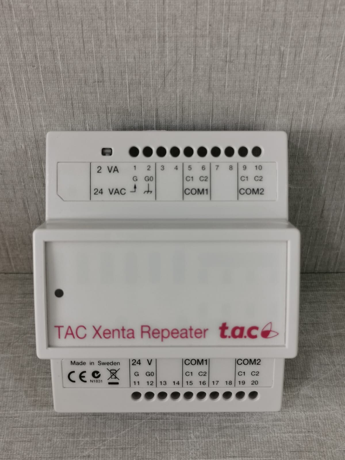 Schneider TAC Xenta TP/FT-10 Repeat Schneider Electric TAC Xenta TP/FT-10 Repeat 0-073-0912-0- WITHOUT BASE 2