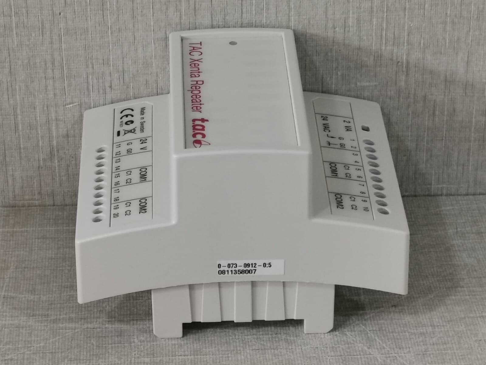 Schneider TAC Xenta TP/FT-10 Repeat Schneider Electric TAC Xenta TP/FT-10 Repeat 0-073-0912-0- WITHOUT BASE 4