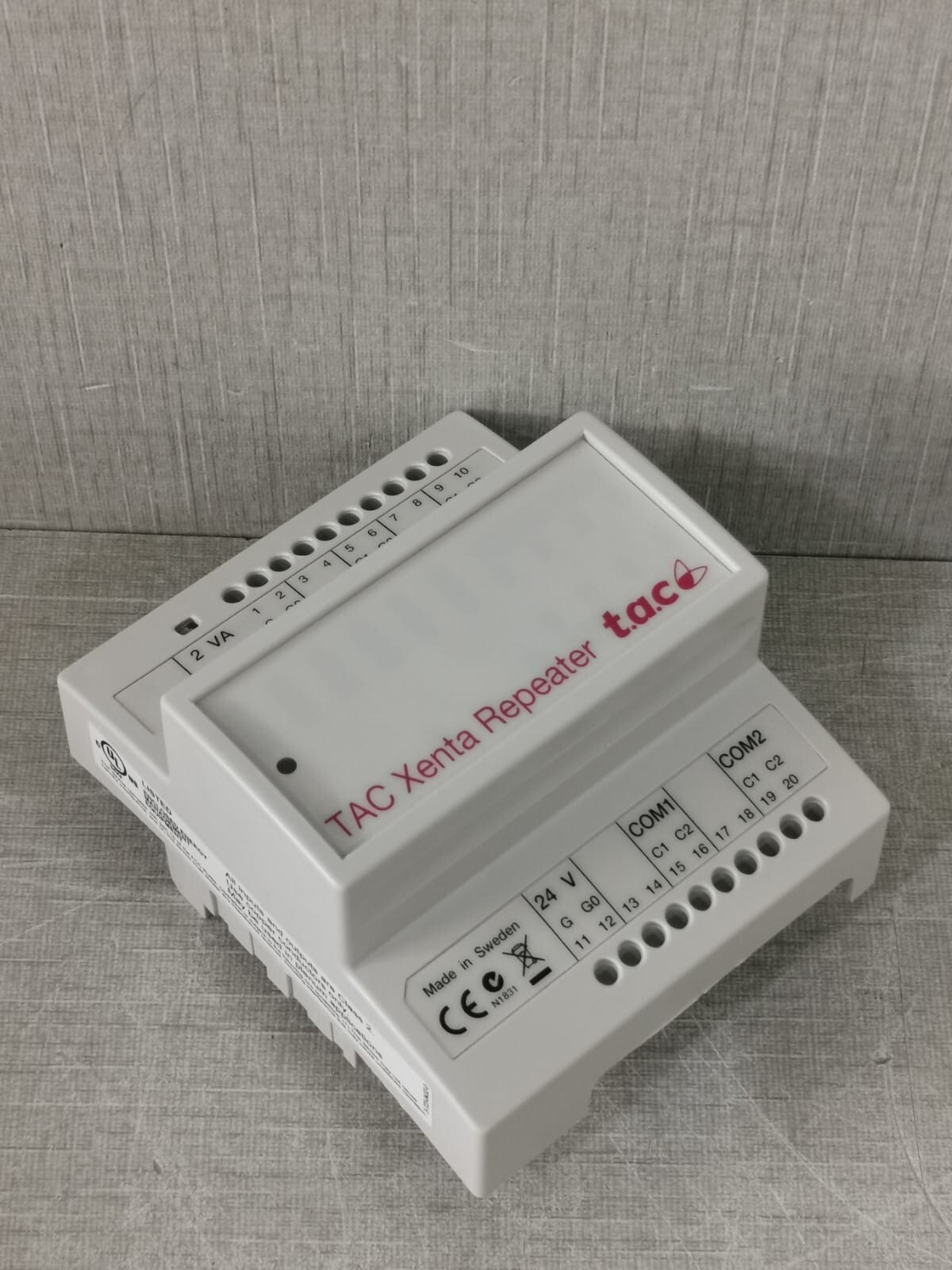 Schneider TAC Xenta TP/FT-10 Repeat Schneider Electric TAC Xenta TP/FT-10 Repeat 0-073-0912-0- WITHOUT BASE 8