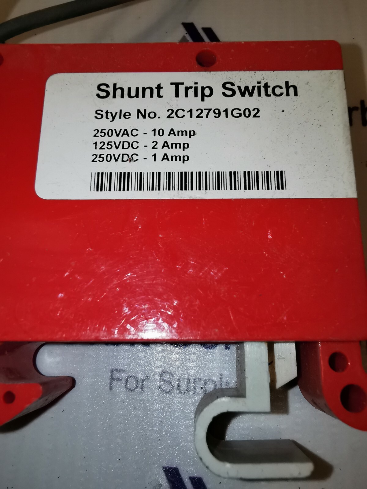 Eaton 2C12791G02 Eaton 2C12791G02 Circuit Breaker Shunt Trip Switch Assy, 250VAC / 250VDC 2