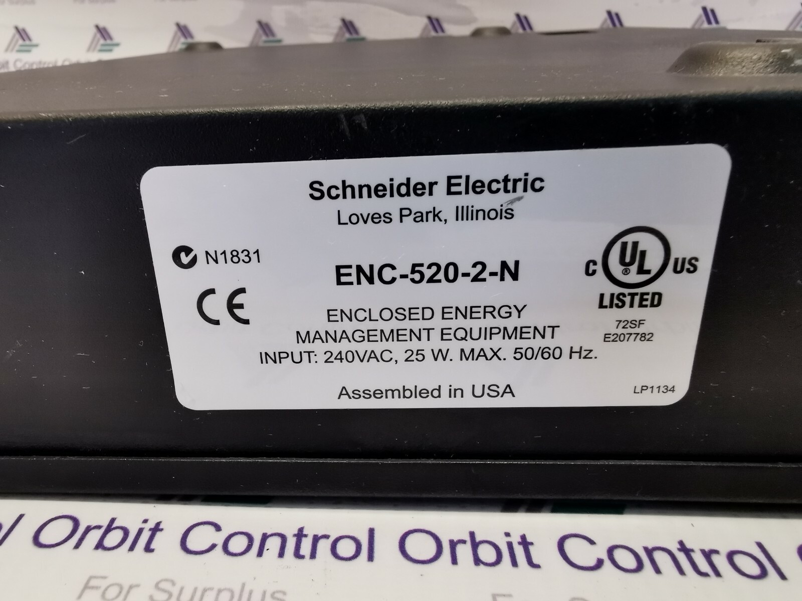 Schneider Electric ENC-520-2-N Schneider Electric ENC-520-2-N / ENC5202N Enclosed Energy 7