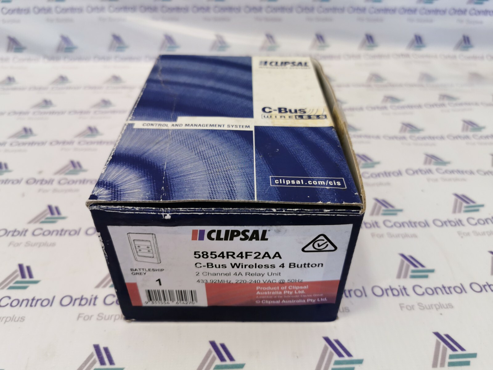 Clipsal 5854R4F2AA Clipsal 5854R4F2AA C-Bus Wireless 4 Button 2 Channel 4A Relay Unit 2