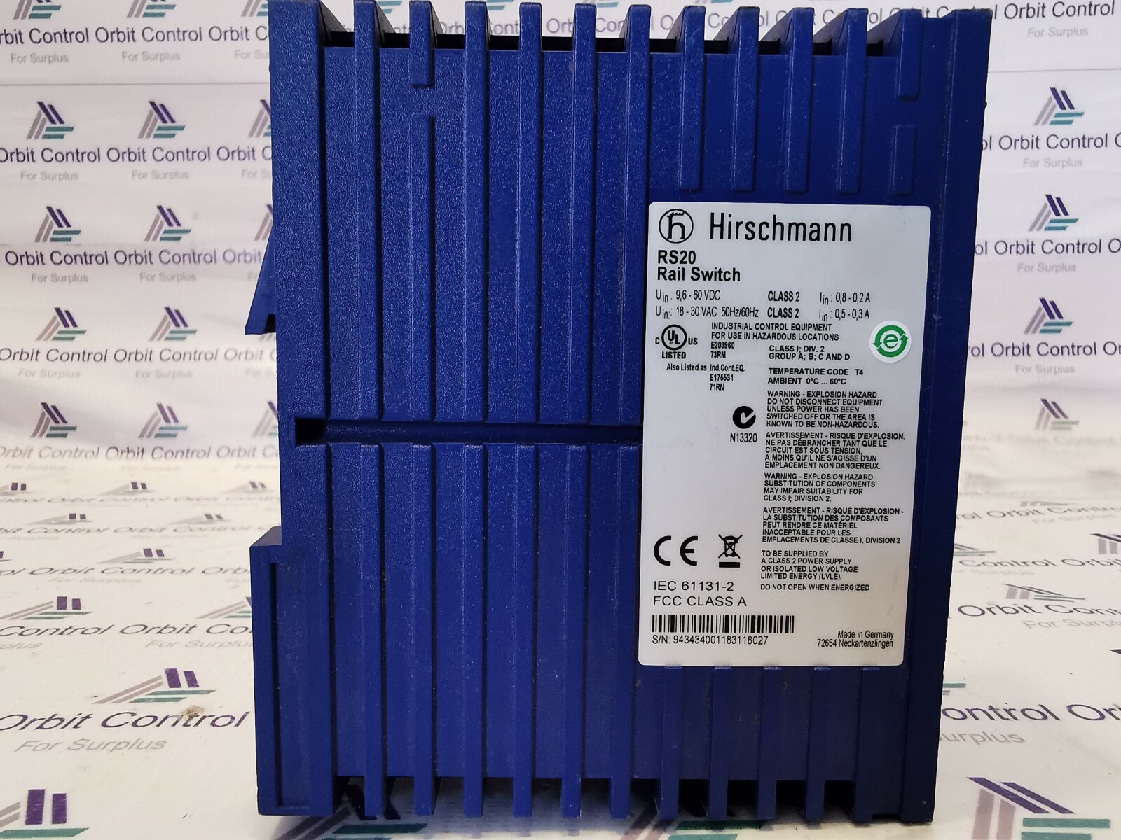 Hirschmann RS20-0400M2M2SDAEHH05.0.02 Hirschmann RS20 Rail Switch RS20-0400M2M2SDAEHH05.0.02 5