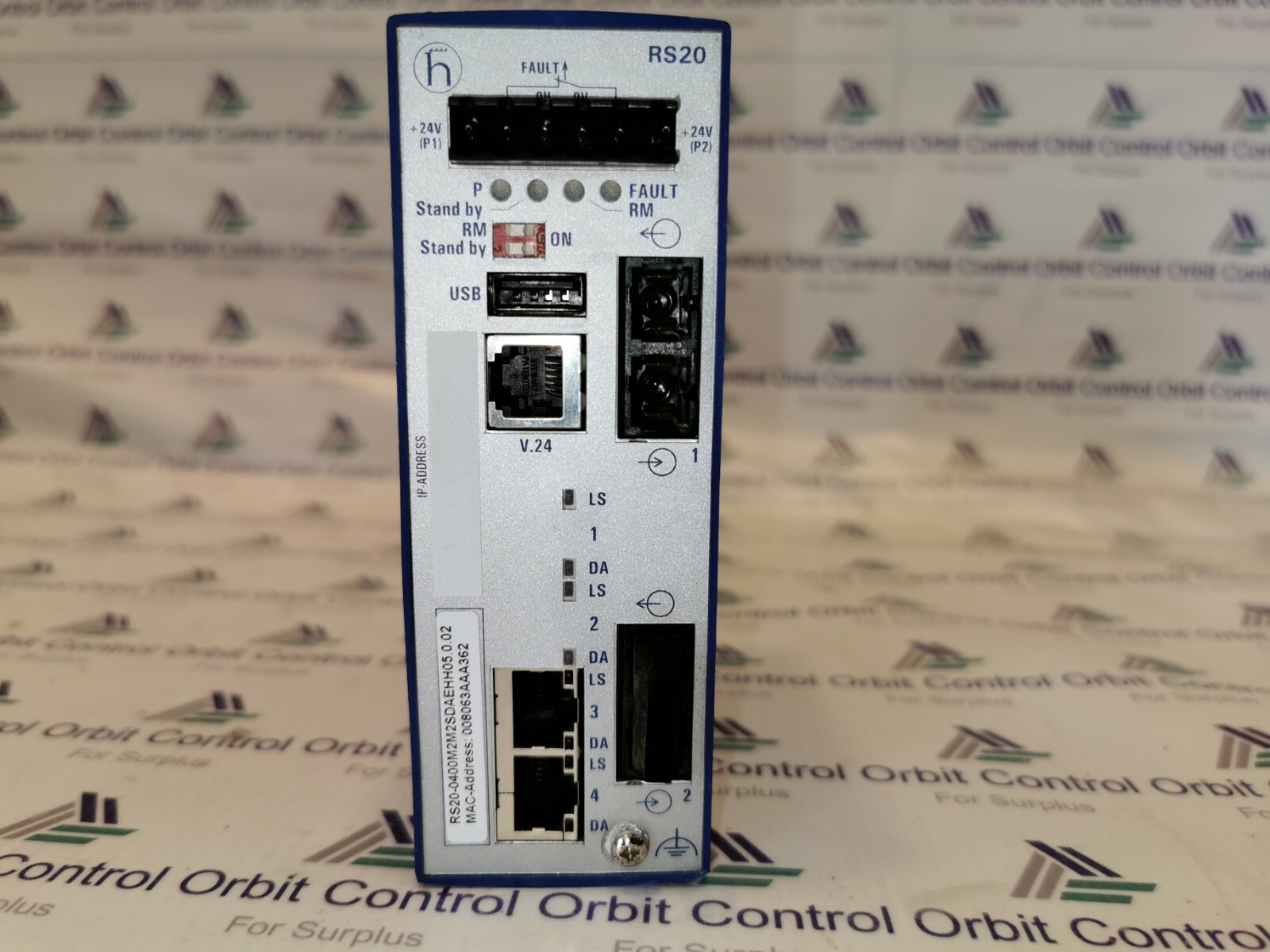 Hirschmann RS20 Rail Switch RS20-0400M2M2SDAEHH05.0.02