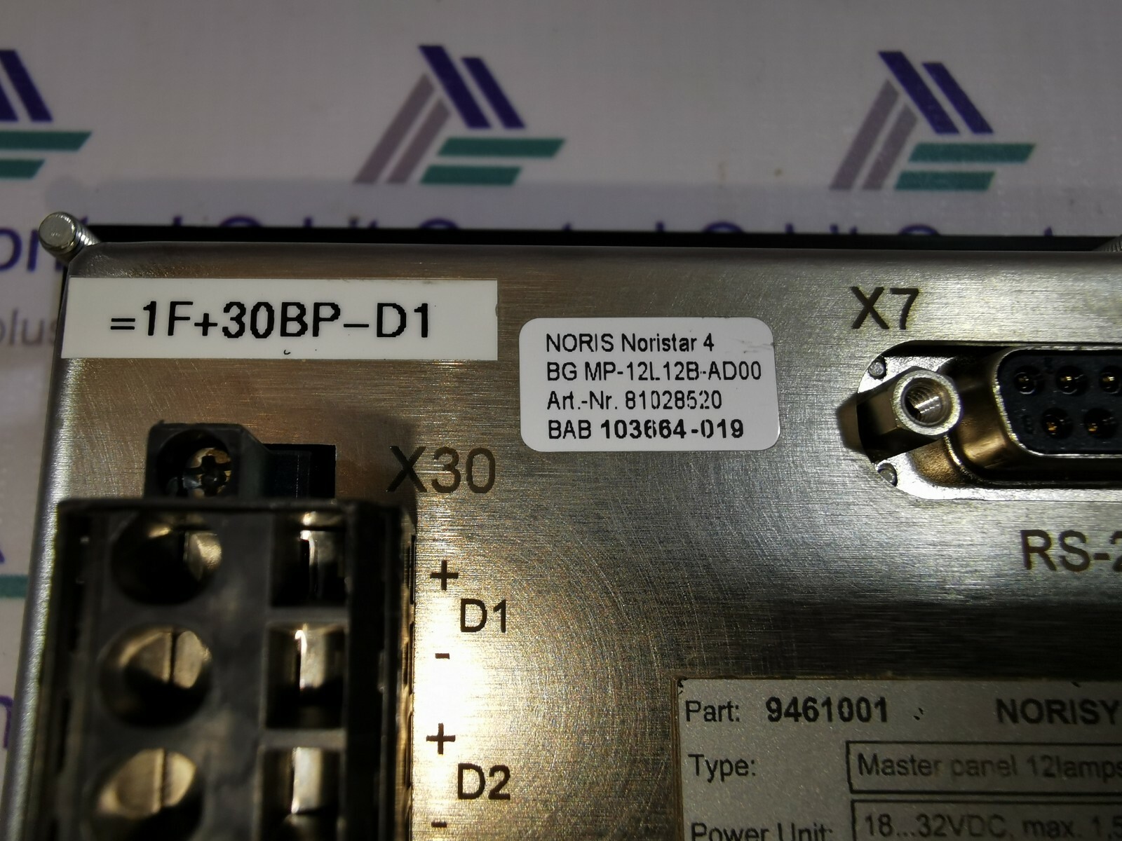 UNKNOWN MP-12L12B-AD00 Noris NORISYS 4 MP-12L12B-AD00 Master Panel 12Lamps/12 buttons 9461001 4