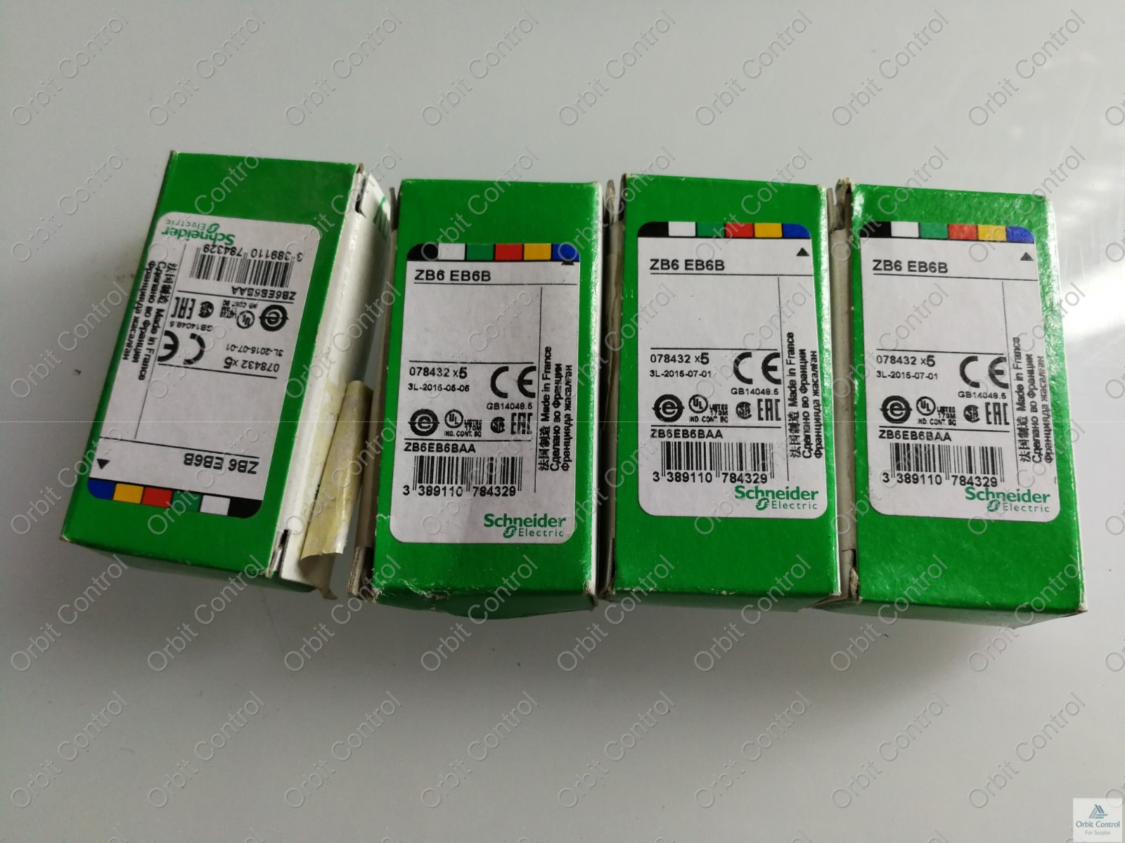 Schneider Electric ZB6EB6B BOX - SCHNEIDER X 5 PCS ZB6 EB6B BLUE COLOR 4