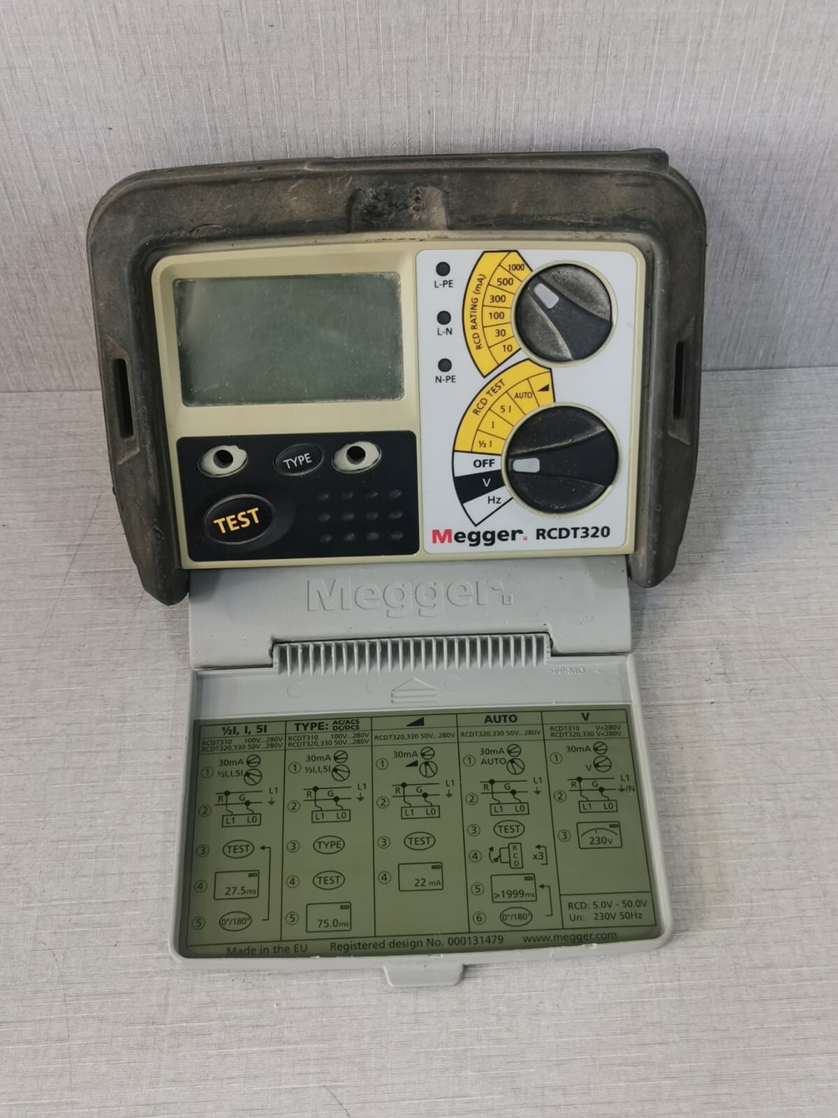 Megger RCDT320 Megger RCDT320 RCD Tester 2