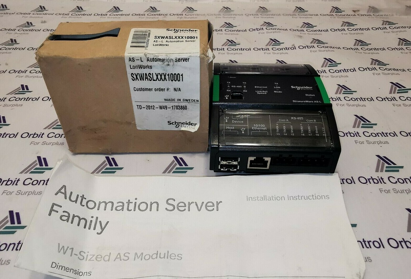 SCHNEIDER ELECTRIC SXWASLXXX10001 / AS-L Automation Server Class 2