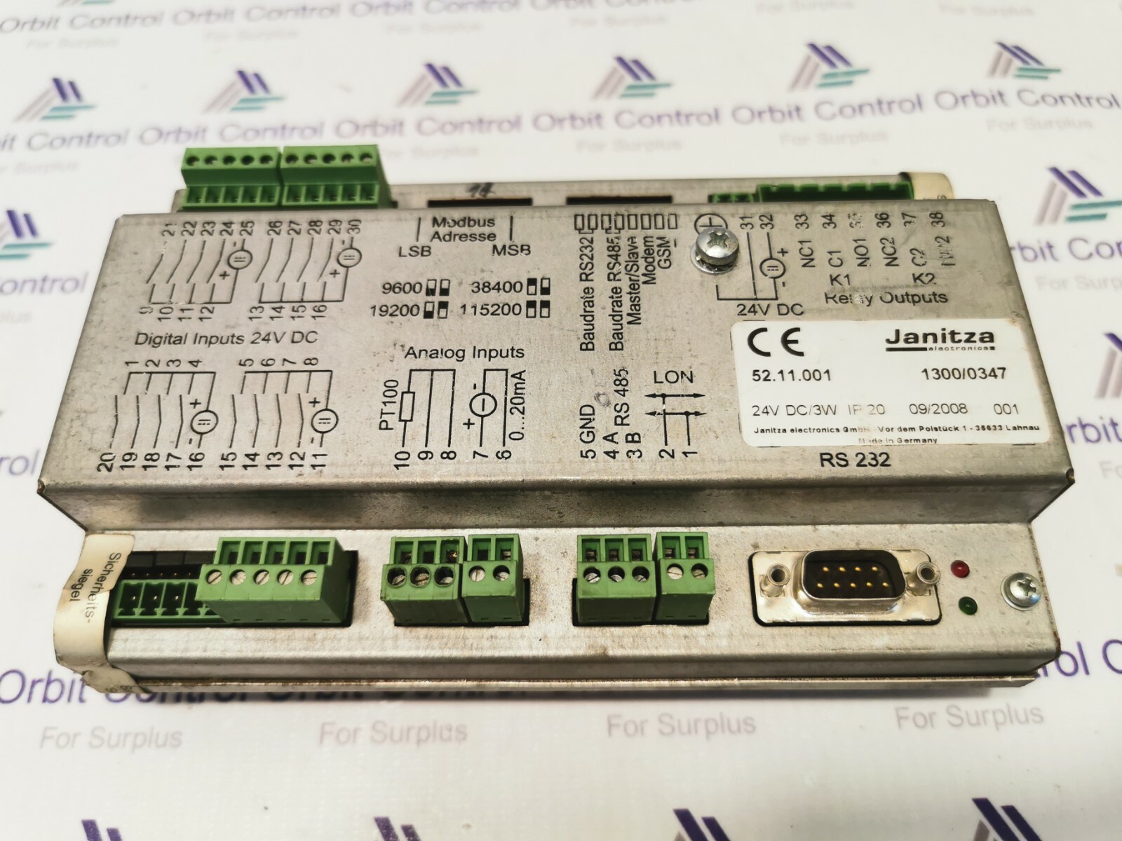 Janitza 52.11.001 Janitza 52.11.001 Prodata Logger 5