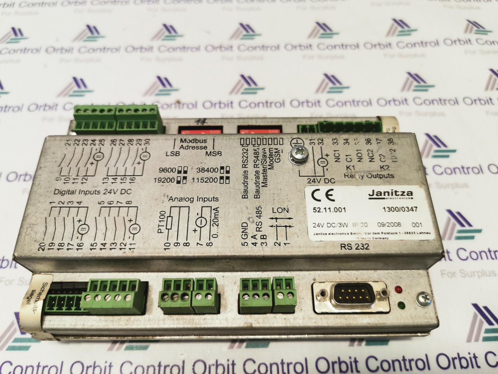Janitza 52.11.001 Prodata Logger