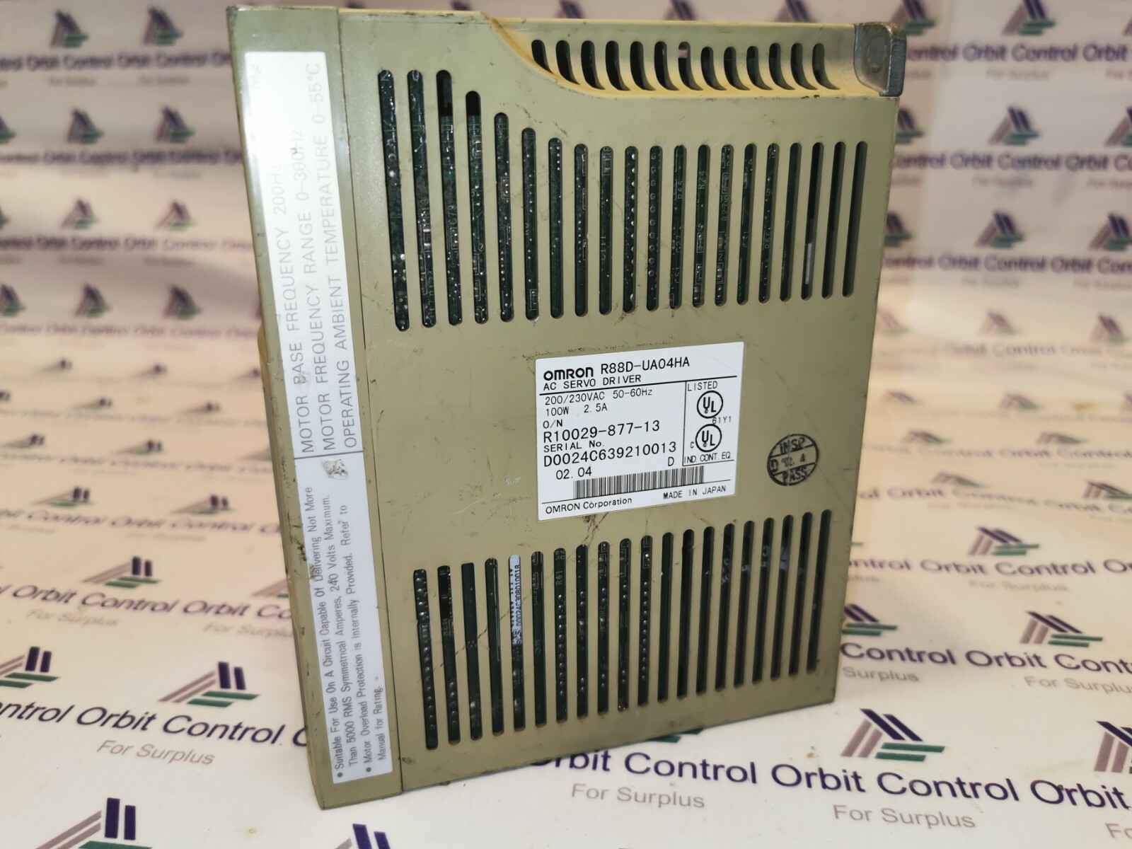 Omron R88D-UA04HA Omron R88D-UA04HA AC SERVO DRIVER 5