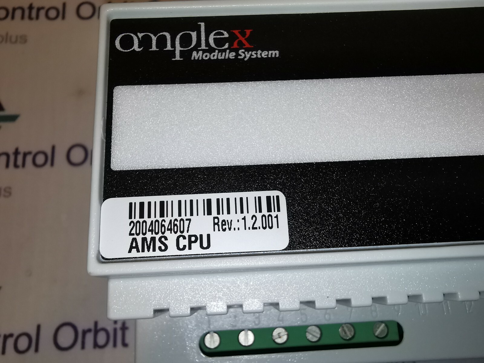Amplex 2004064607 Amplex Module System 2004064607/Rev:1.2.001 AMS CPU 2