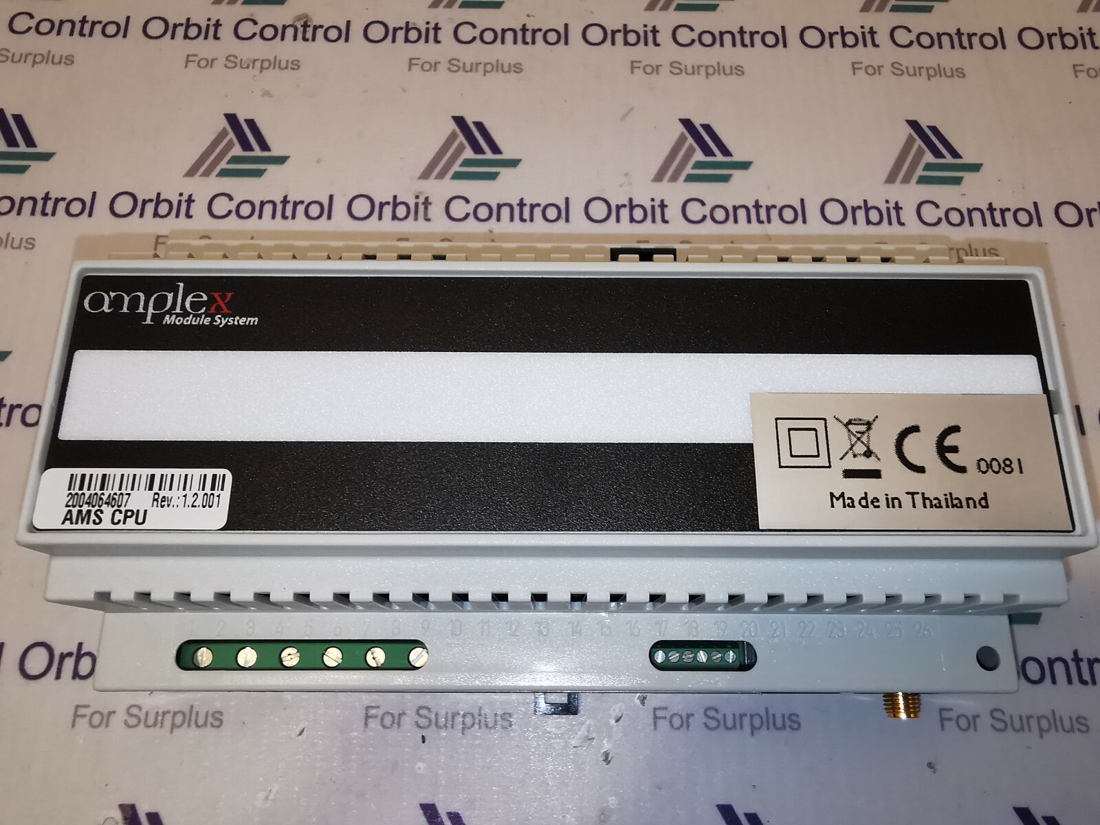 Amplex 2004064607 Amplex Module System 2004064607/Rev:1.2.001 AMS CPU 3