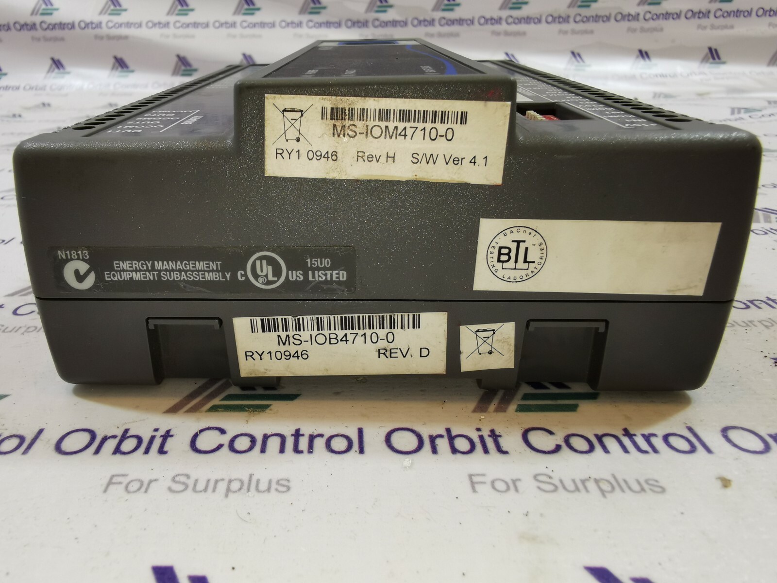 Johnson Controls RY 10946 Metasys MS-IOM4710-0 Rev. H, S/W Ver. 4.1 / MS-IOB4710-0 Rev. D - RY10946 4