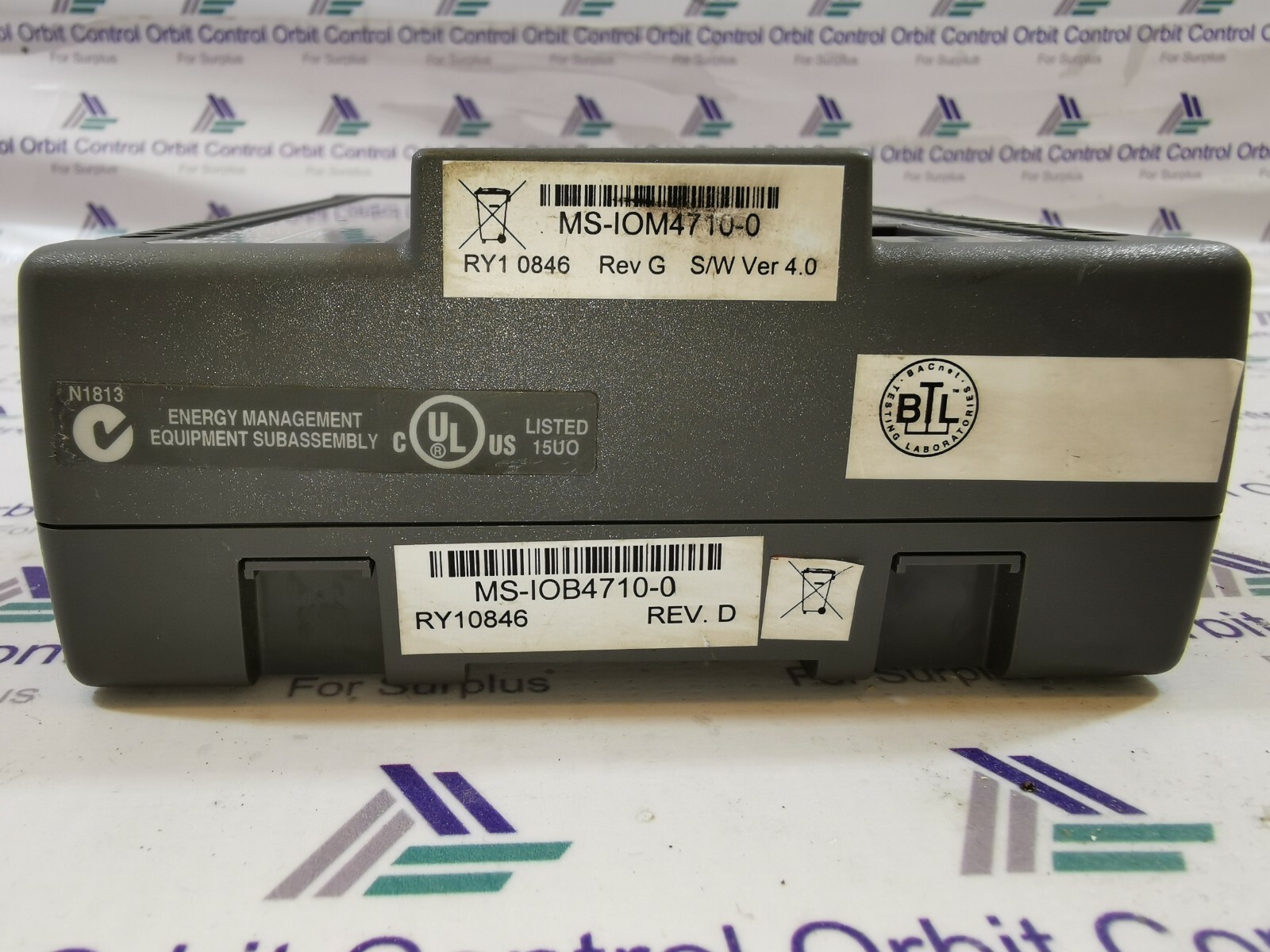 Metasys RY 10846 Metasys MS-IOB 4710-0 Rev. D RY 10846 3