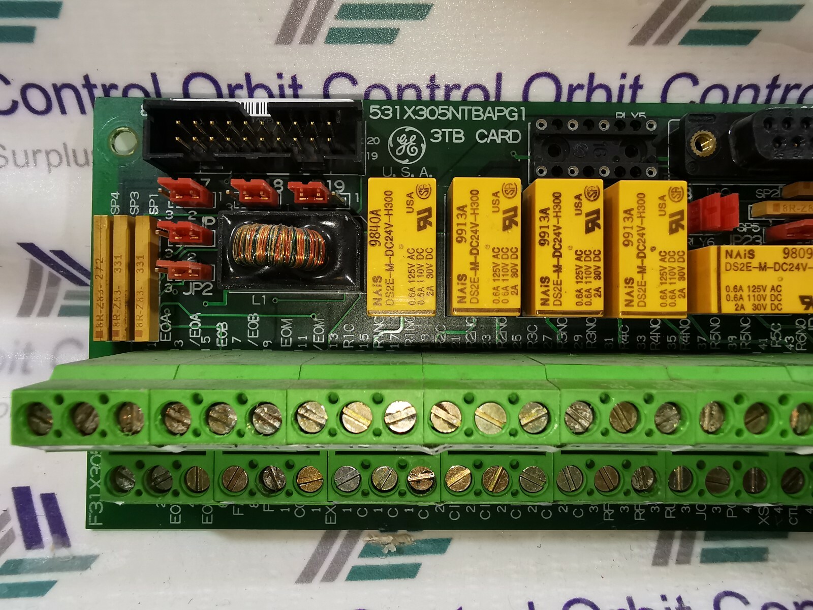 GE 531X305NTBAPG1 GE 531X305NTBAPG1 3TB Terminal Board 7