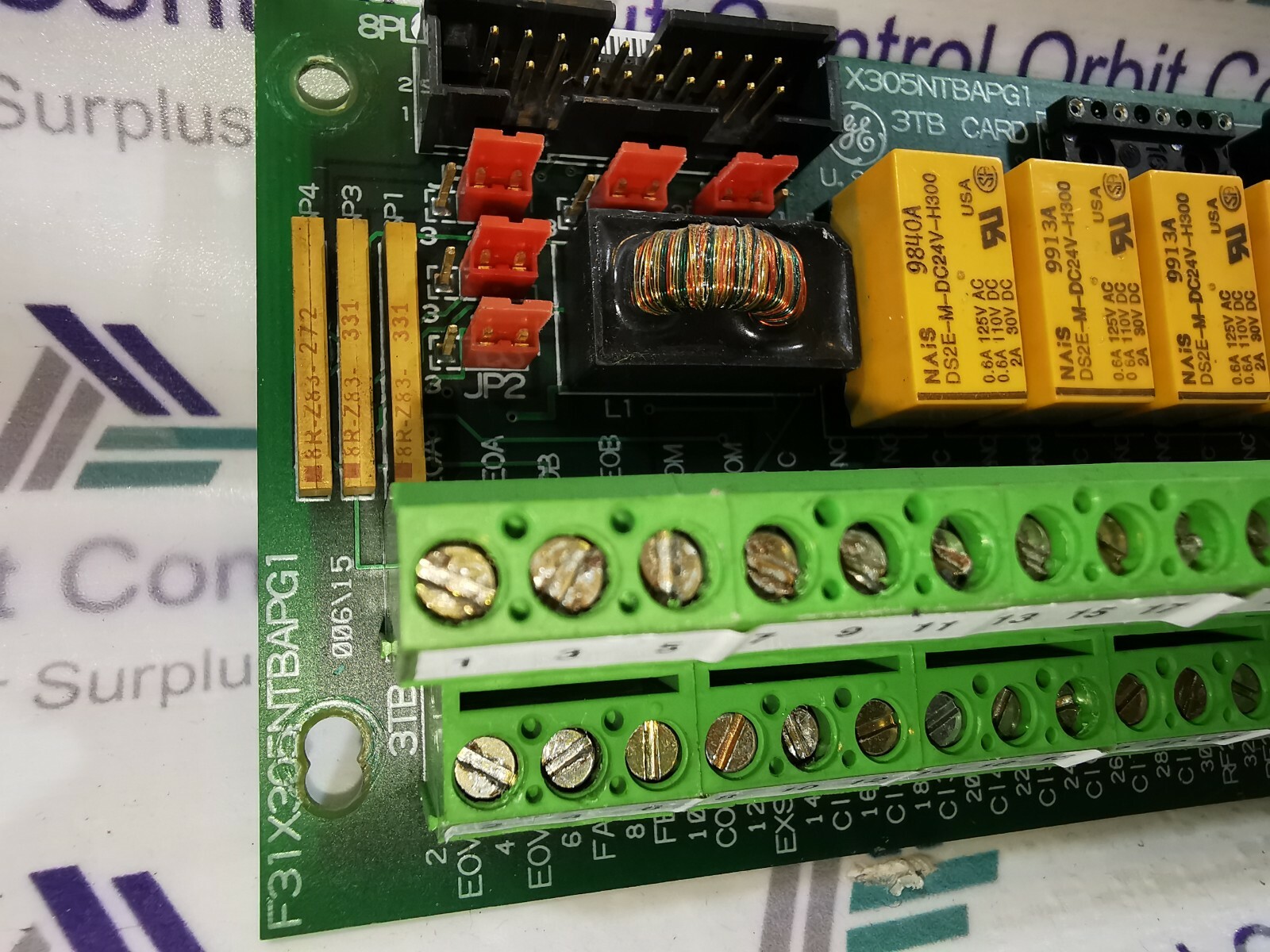 GE 531X305NTBAPG1 GE 531X305NTBAPG1 3TB Terminal Board 8