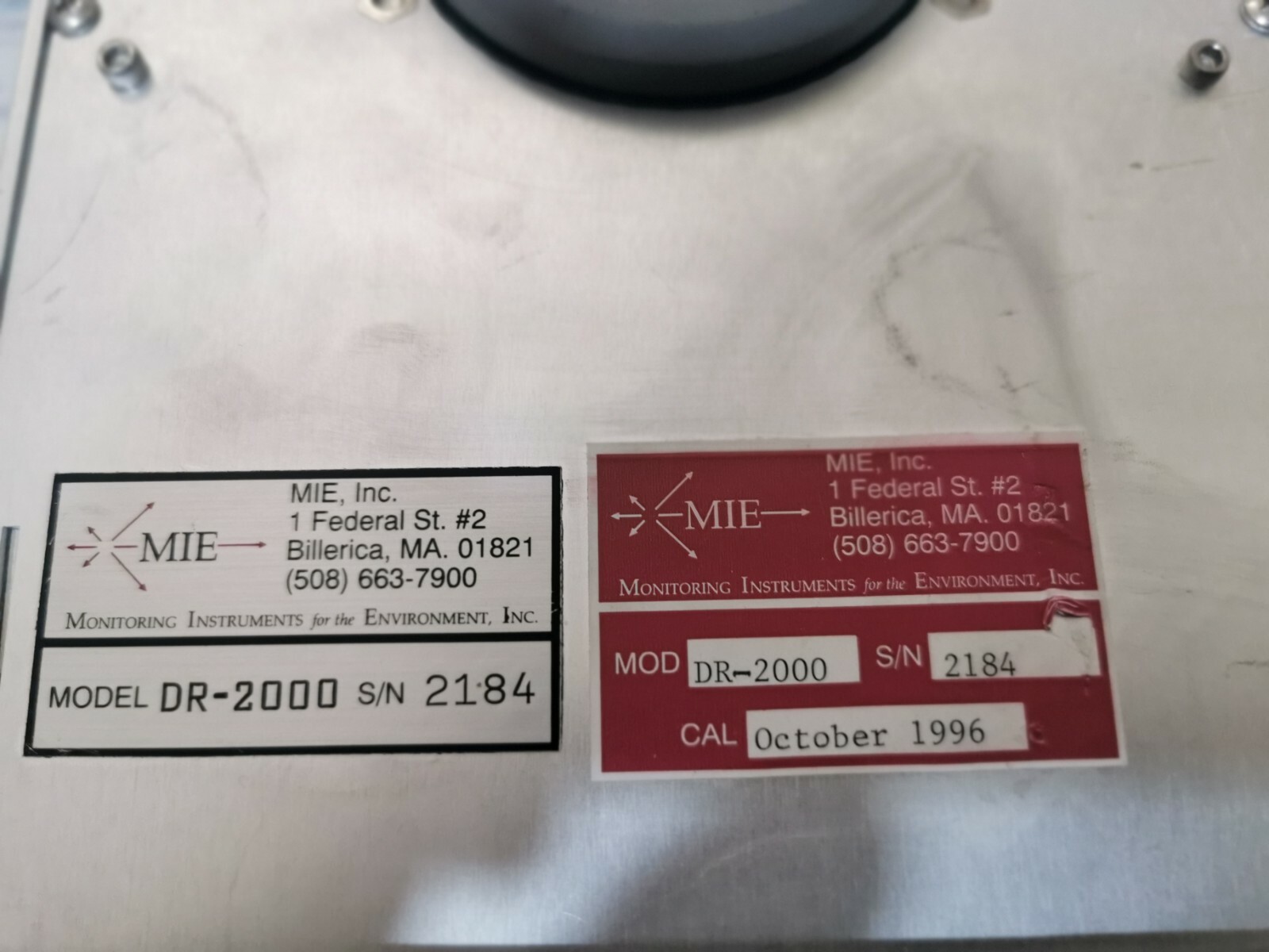 DATARAM DR-2000 MIE DATARAM DR-2000 PORTABLE MONITOR/DATA LOGGER 5