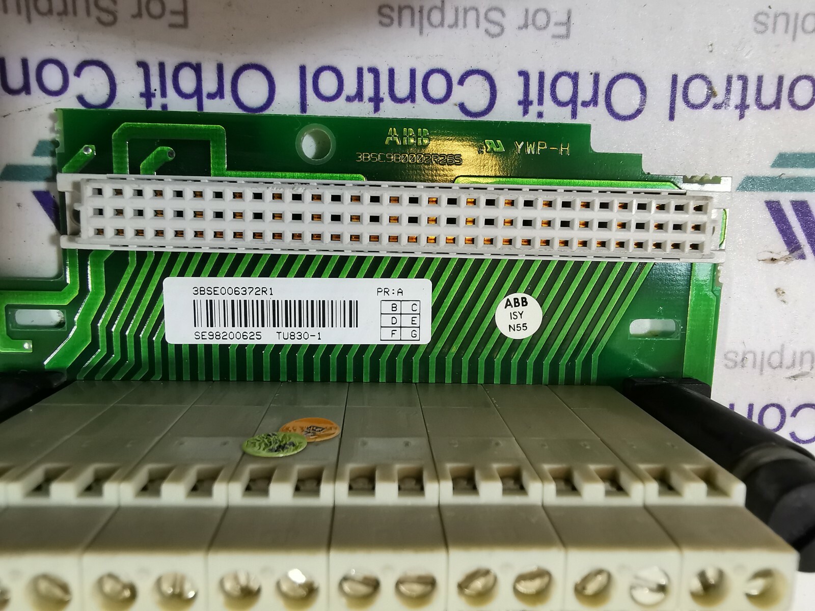 ABB 38SC980002R265 TU830-1 ABB 38SC980002R265 pcb board 3BSE006372R1 2