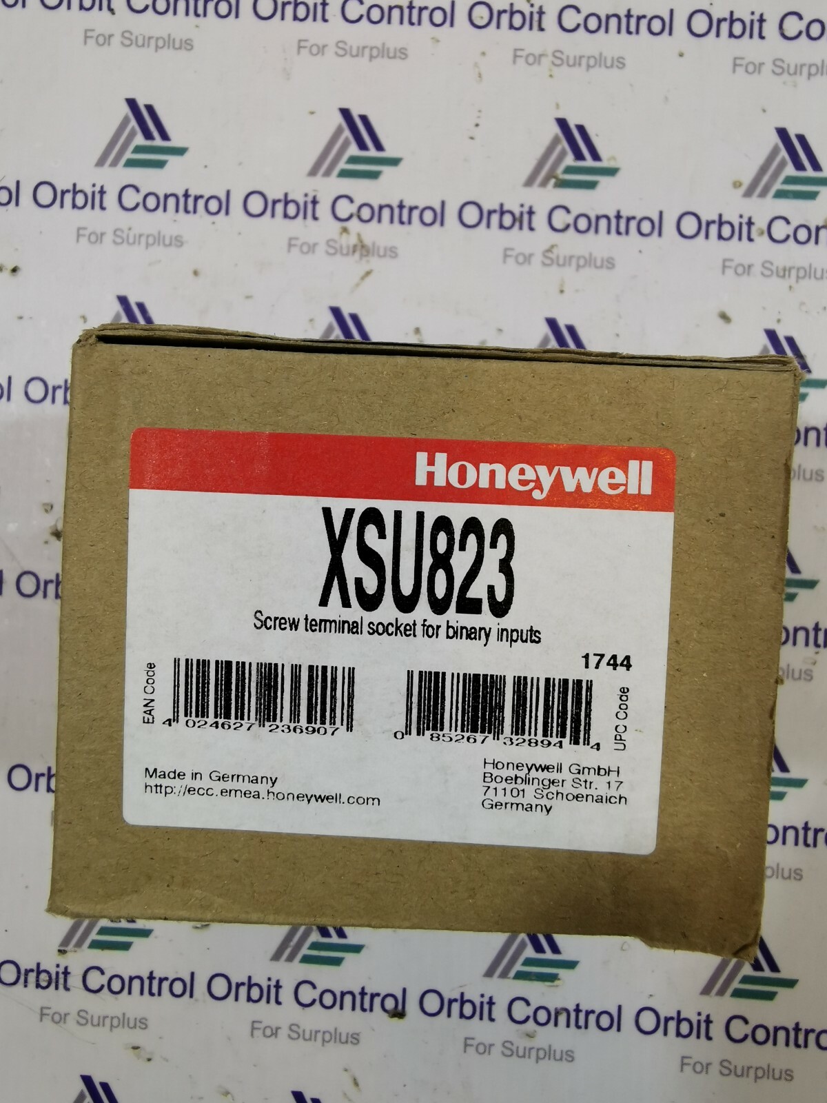 Honeywell XSU823 Honeywell XSU823 Screw terminal socket for binary inputs- WITH OLD STOCK BOX 5