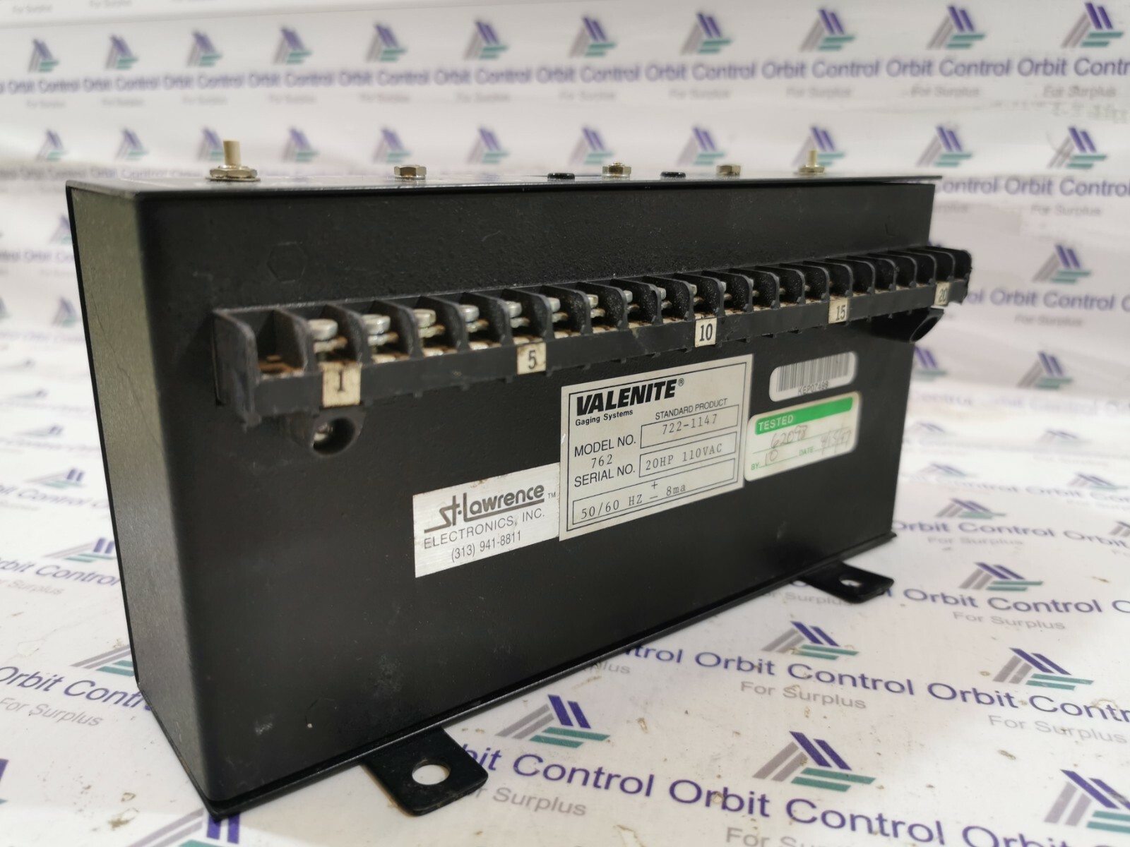 Valenite 722-1147 Valenite Gaging Systems 722-1147 Serial no: 20HP 110VAC 4
