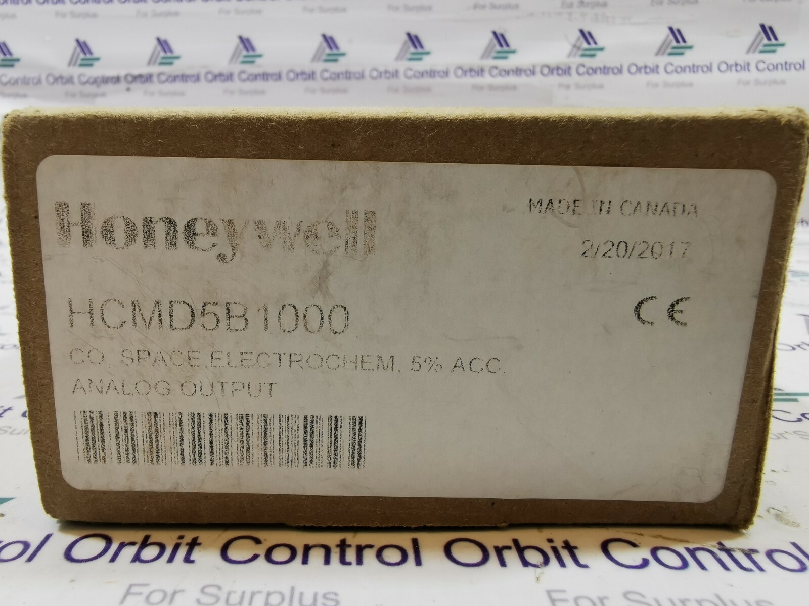 Honeywell HCMD5B1000 Honeywell HCMD5B1000 Space Electrochem. 5%ACC Analog Output 2