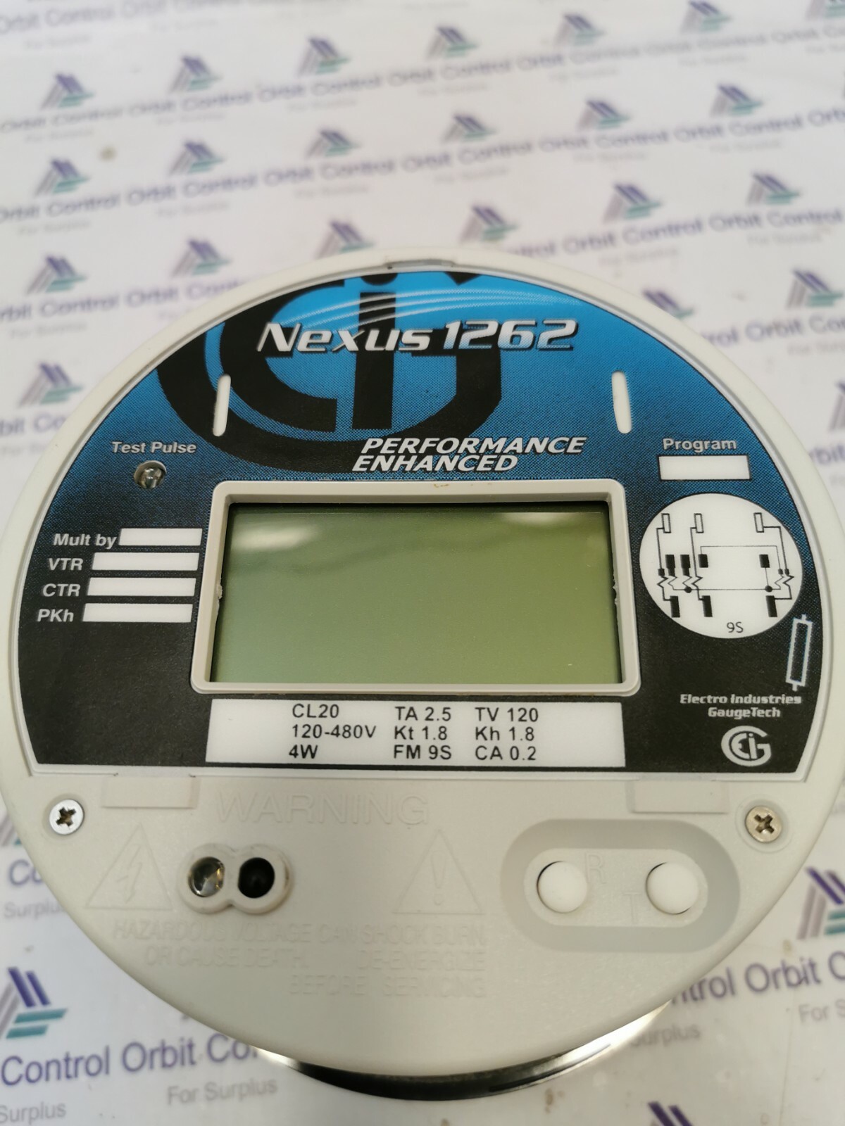 Nexus 1262-S-9S-20-60-DE-INP200 Nexus 1262/ 1262-S-9S-20-60-DE-INP200 Digital Power Meter CL20 120-480V 4W 2