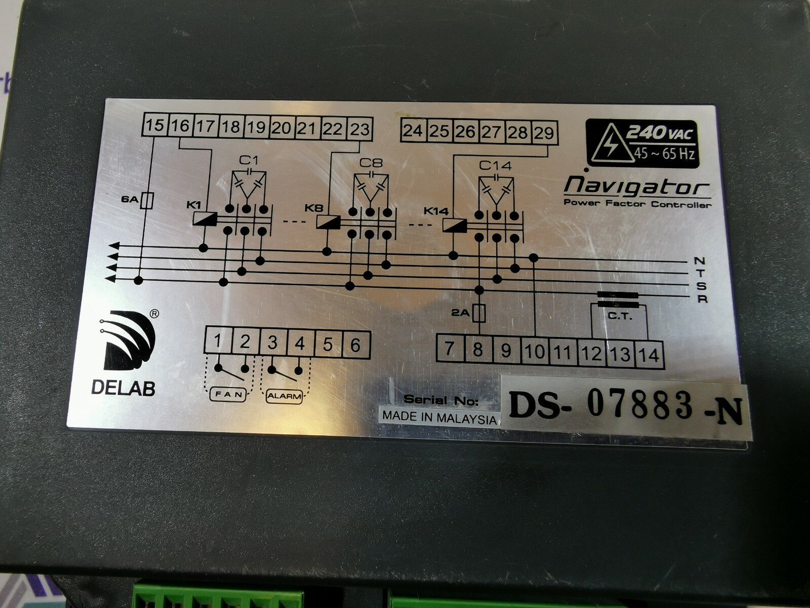 Delab NV-8S Delab NV-8S NAVIGATOR POWER FACTOR CONTROLLER 3