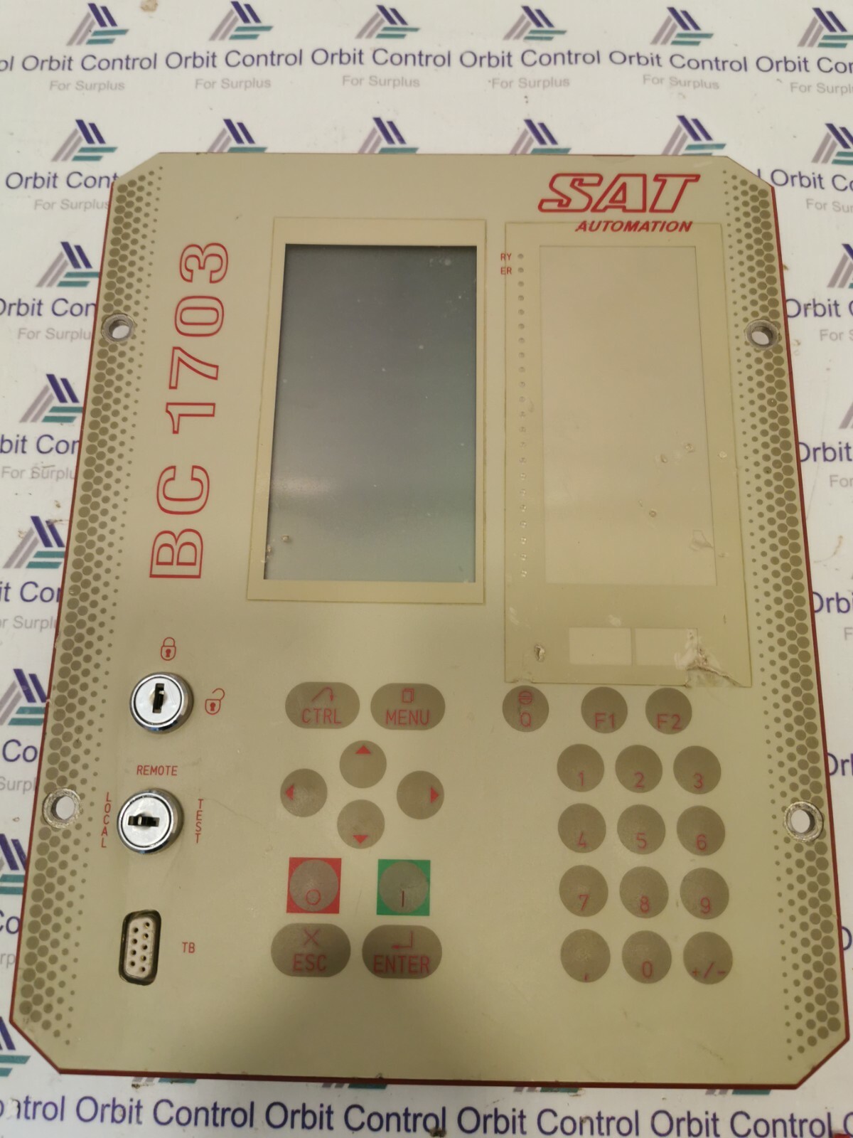 SAT BC 1703 SAT Automation BC 1703 Panel CM-0881 5