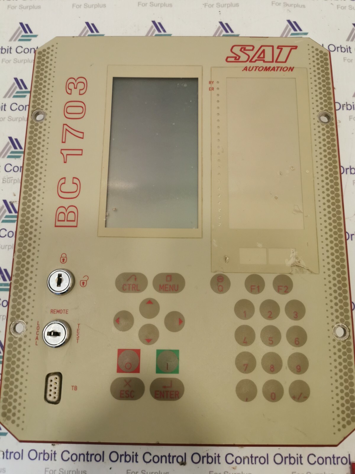 SAT BC 1703 SAT Automation BC 1703 Panel CM-0881 6