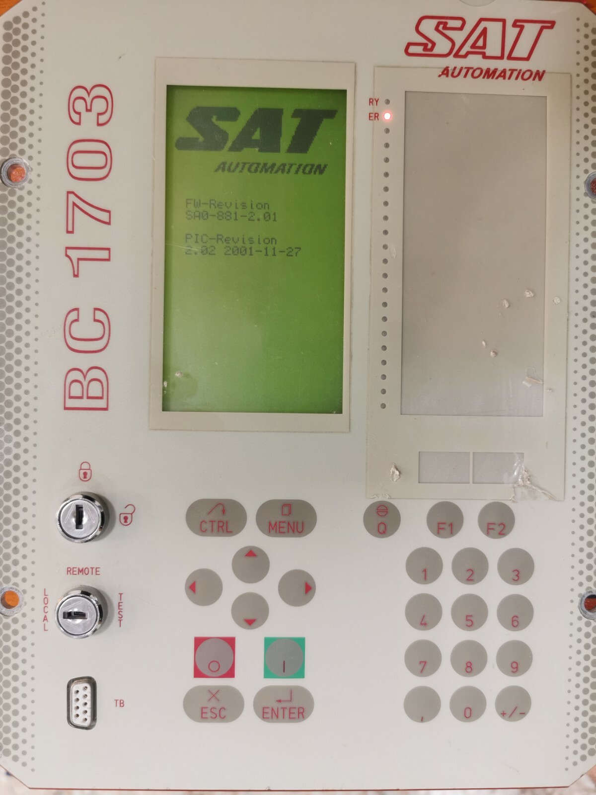 SAT Automation BC 1703 Panel CM-0881