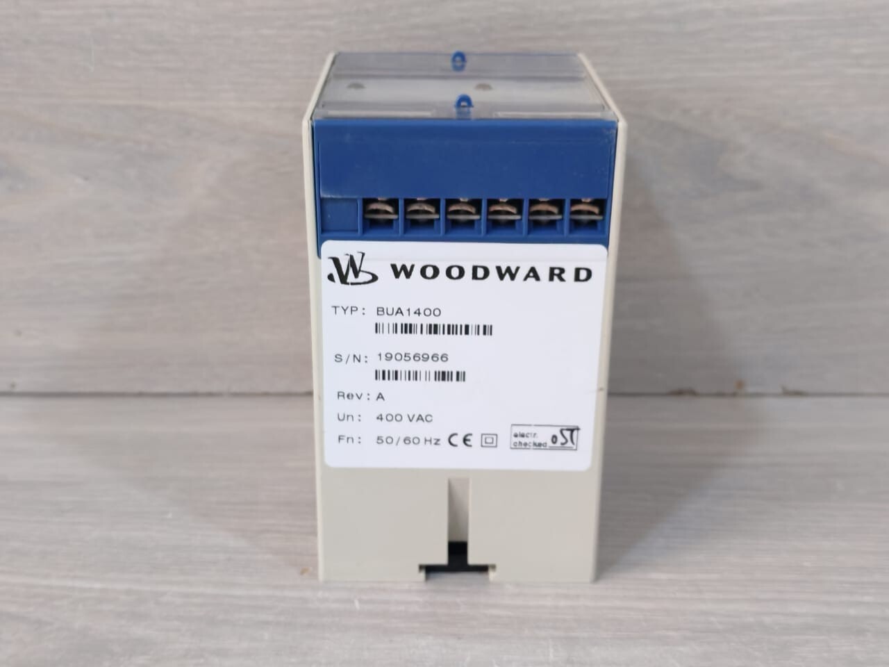 Woodward BUA1400 WOODWARD BUA1400 PROTECTION DEVICE REV.A 400VAC 50/60Hz 3