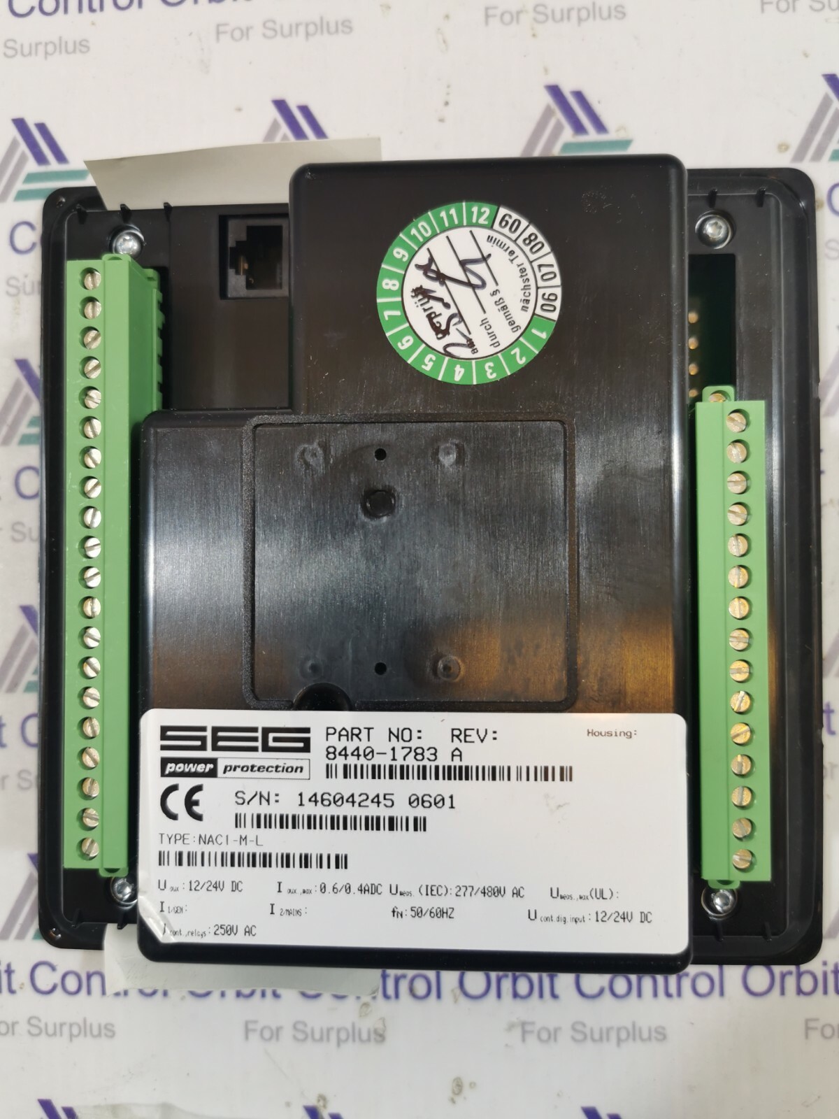 SEG NAC1-M-L SEG NAC1-M- L / REV: 8440-1783 A POWER PROTECTION 5