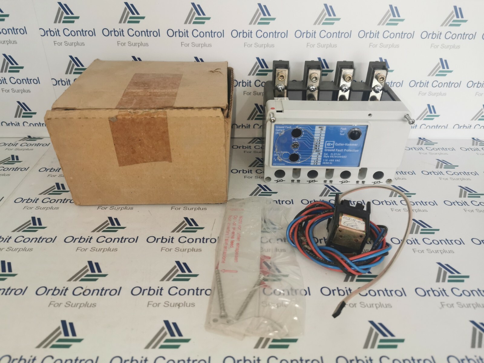 ELD144 / 6628C69G03 Cutler Hammer Ground Fault Protection
