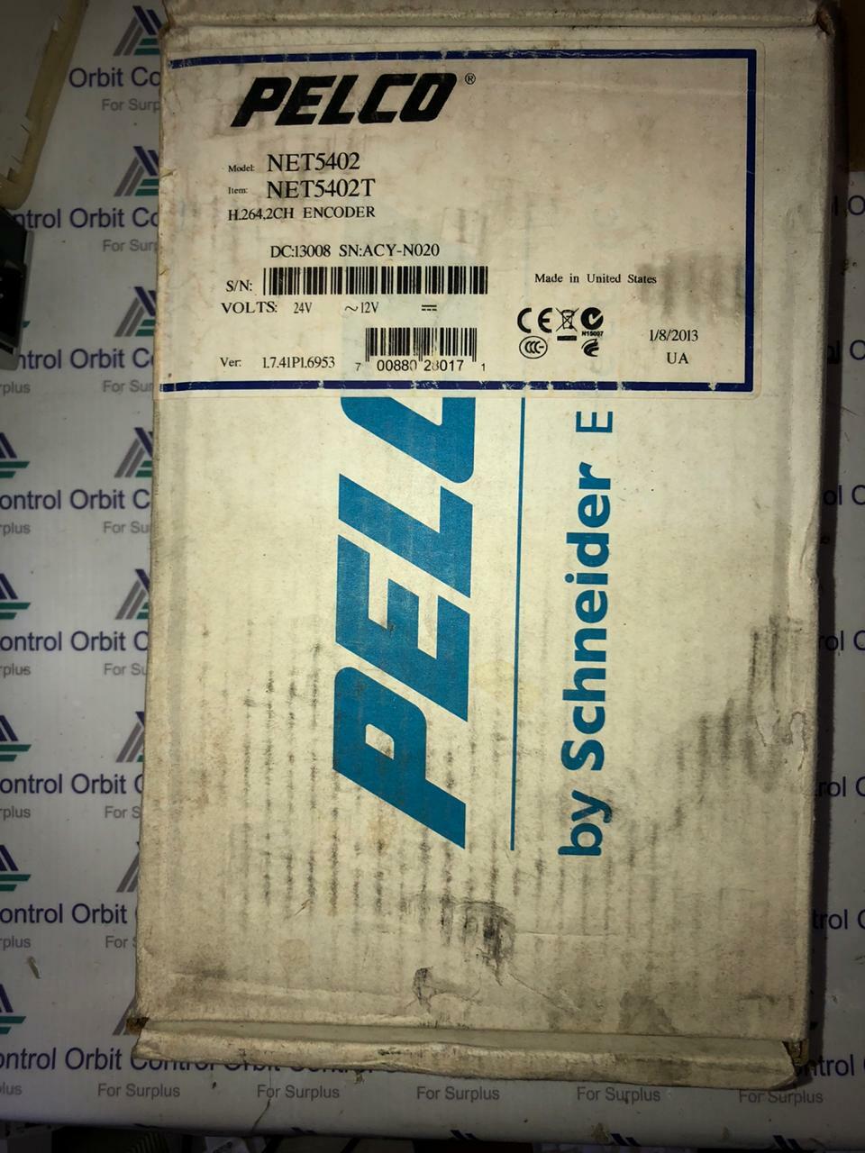 Pelco NET5402T PELCO NET5402T H.264, 2-channel Encoder 2