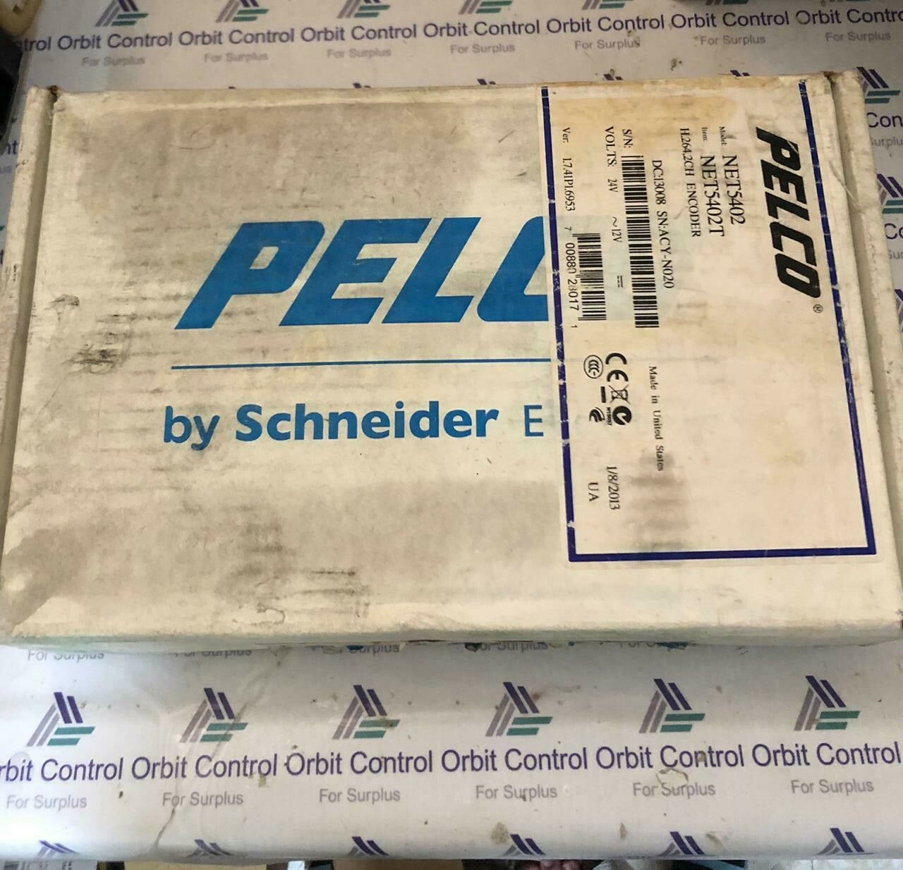PELCO NET5402T H.264, 2-channel Encoder