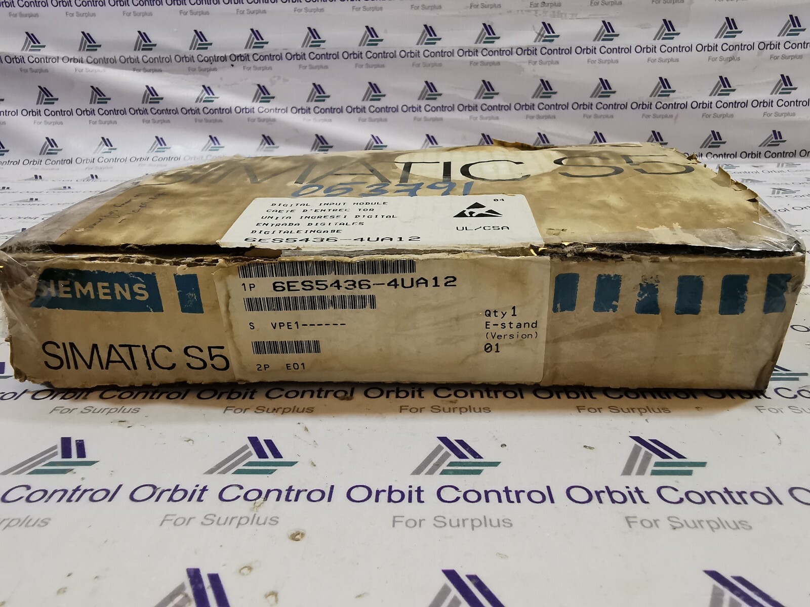 Siemens 6ES5436-4UA12 SIEMENS SIMATIC 6ES5436-4UA12 DIGITAL INPUT MODULE 8