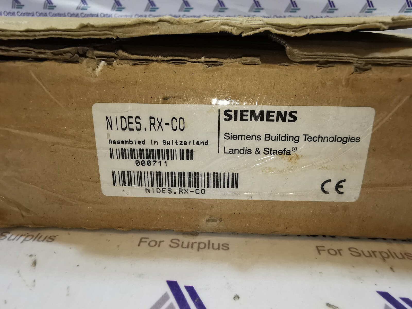Siemens NIDES.RX-CO Siemens Landis & Staefa NIDES.RX-CO Data Controller- WITH OLD 7